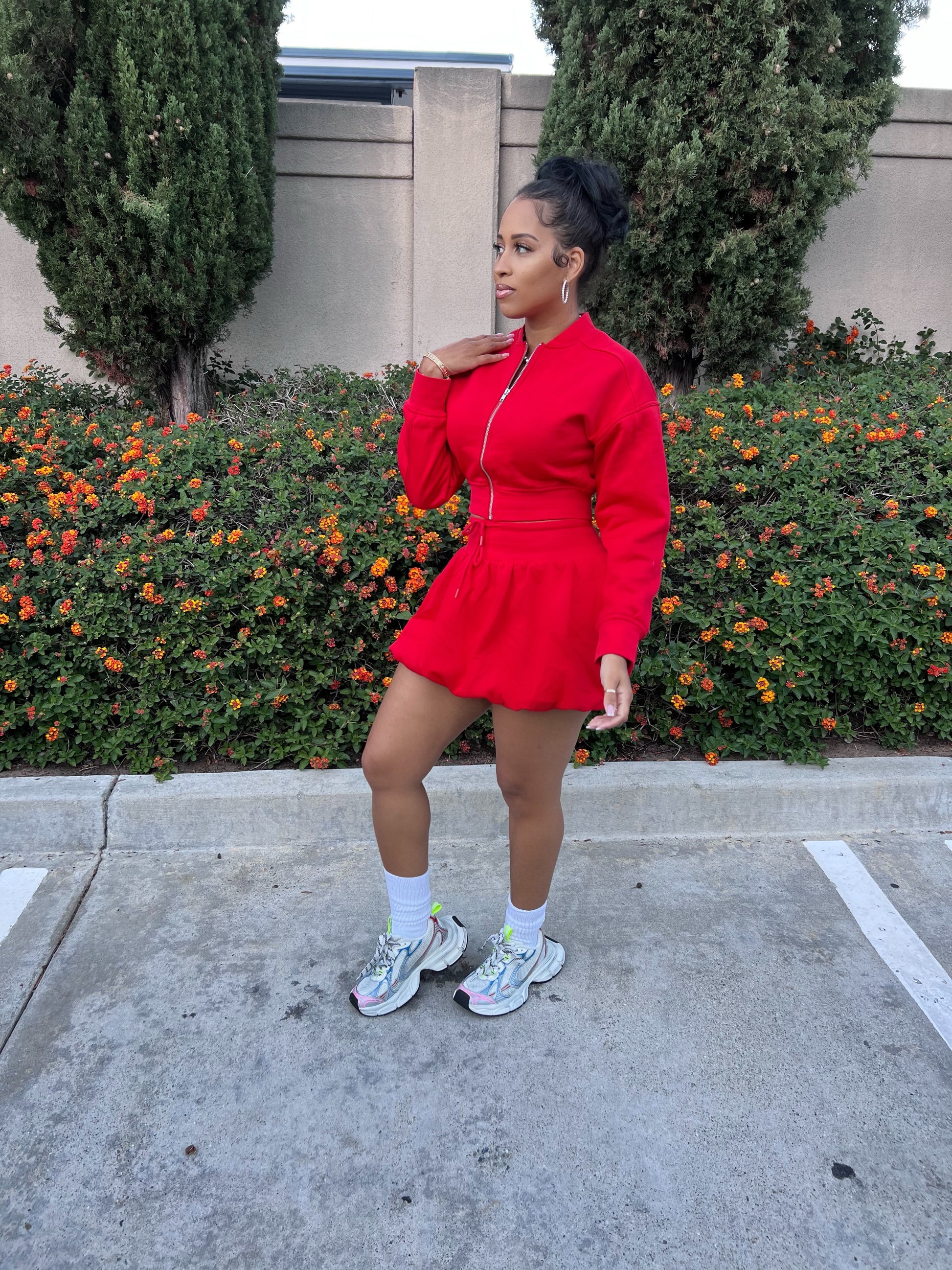 Easy Does It Bubble Skirt Set