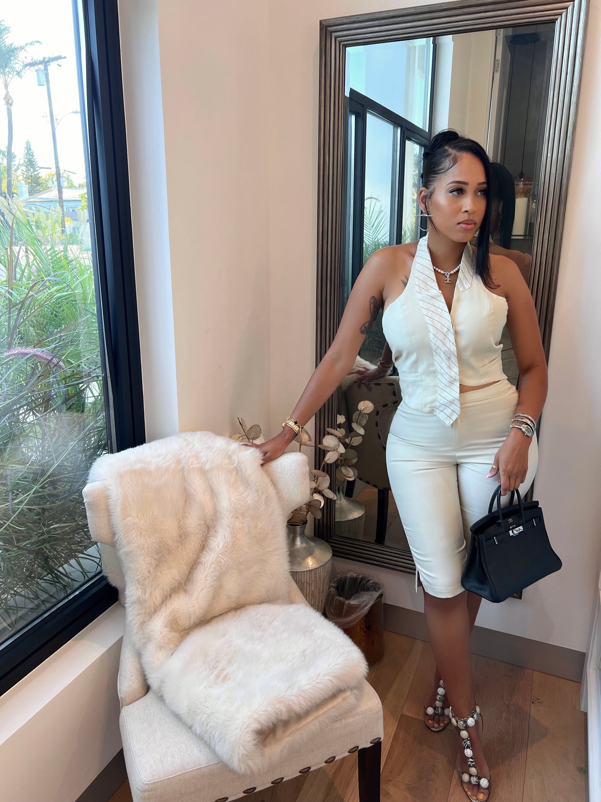 Ready For Business Capri Set