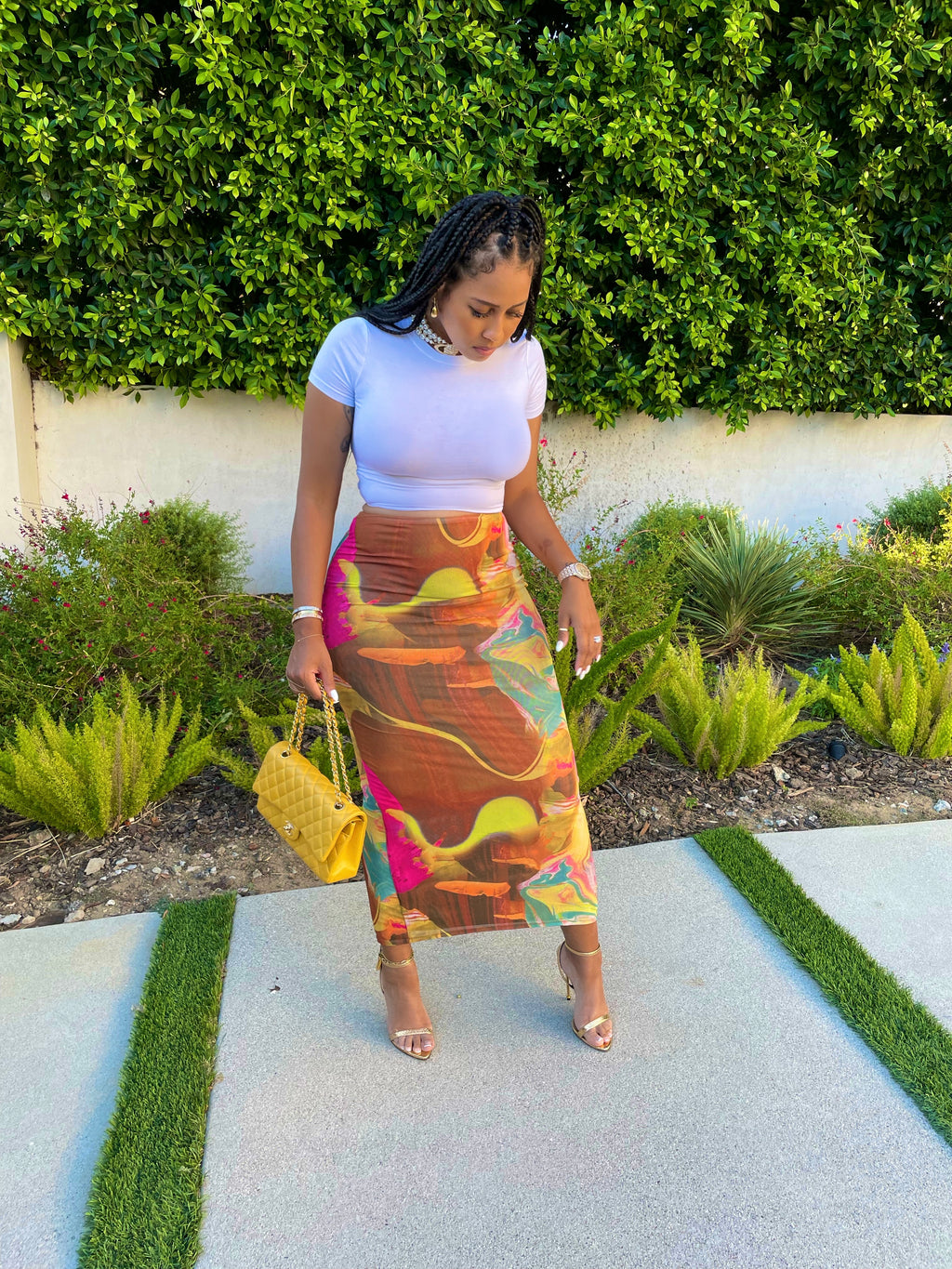 Work of Art Maxi Skirt