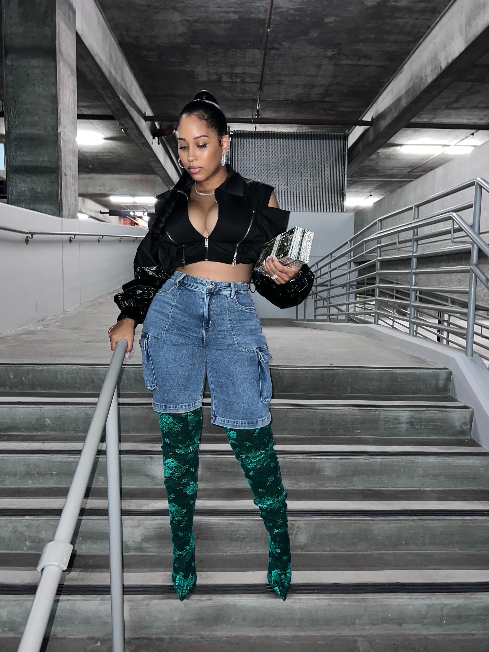 Doing The Most Mixed Bomber Crop