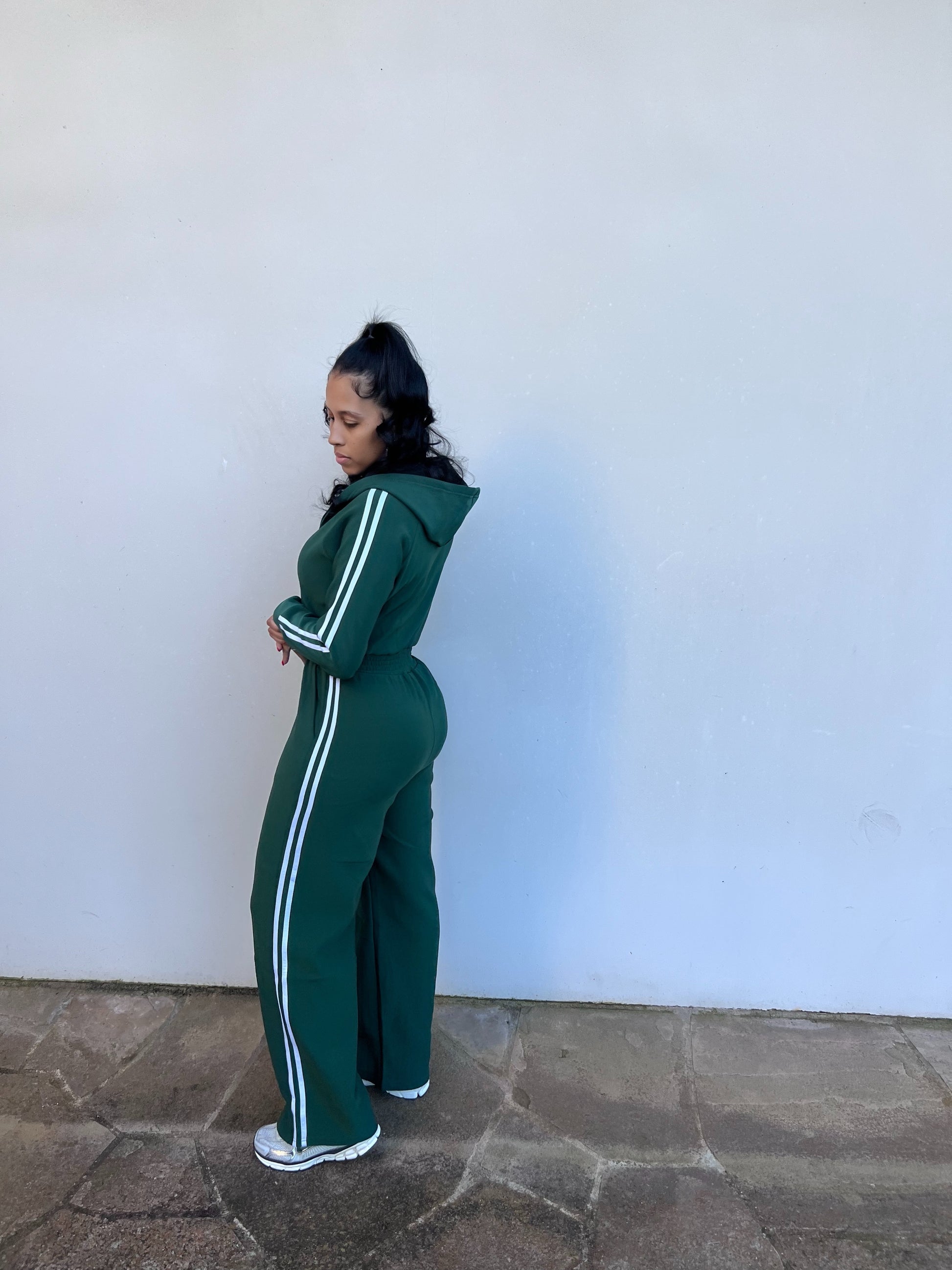 Forest Green Basic Jumpsuit