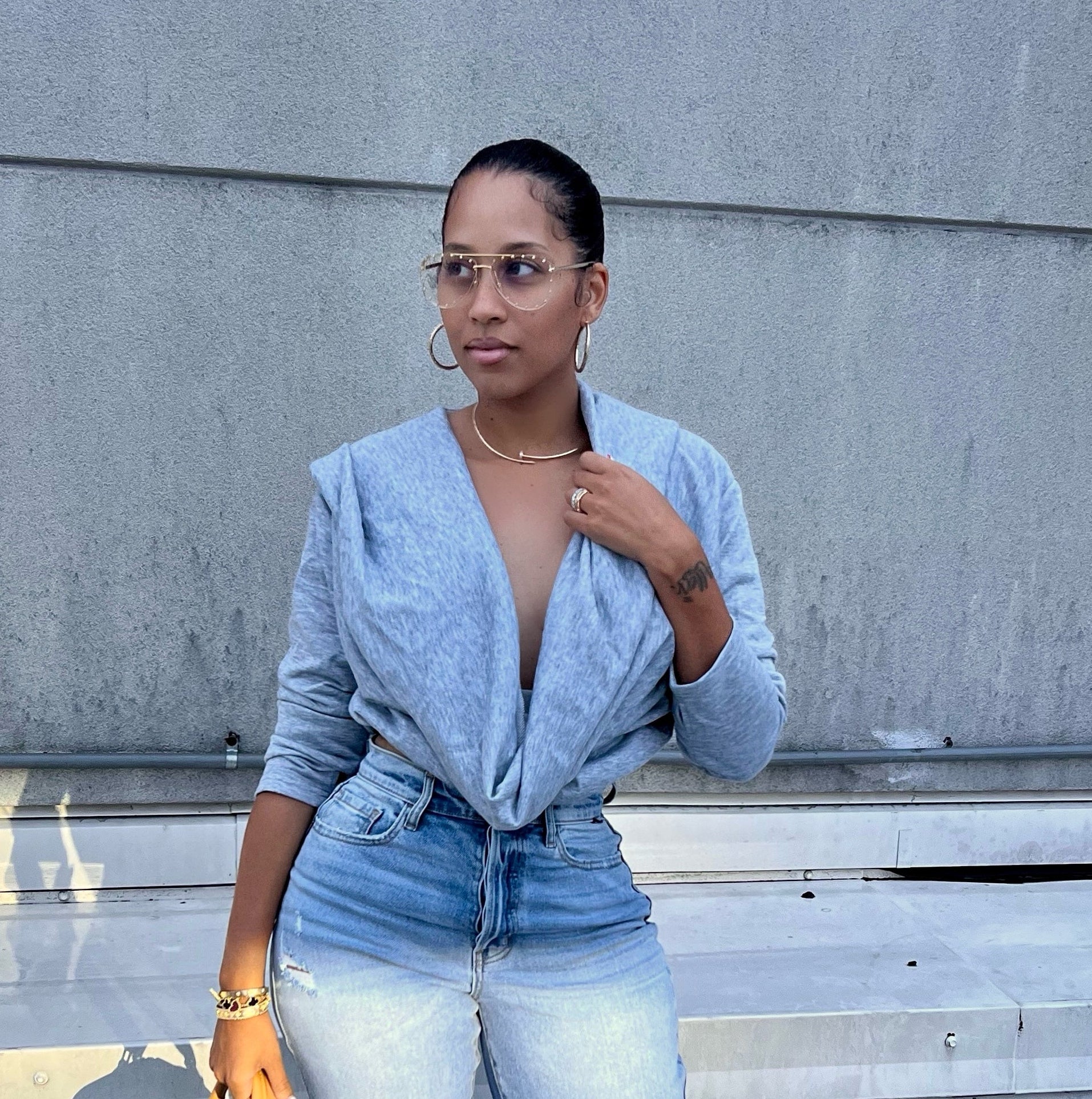 In Too Deep Hooded Crop