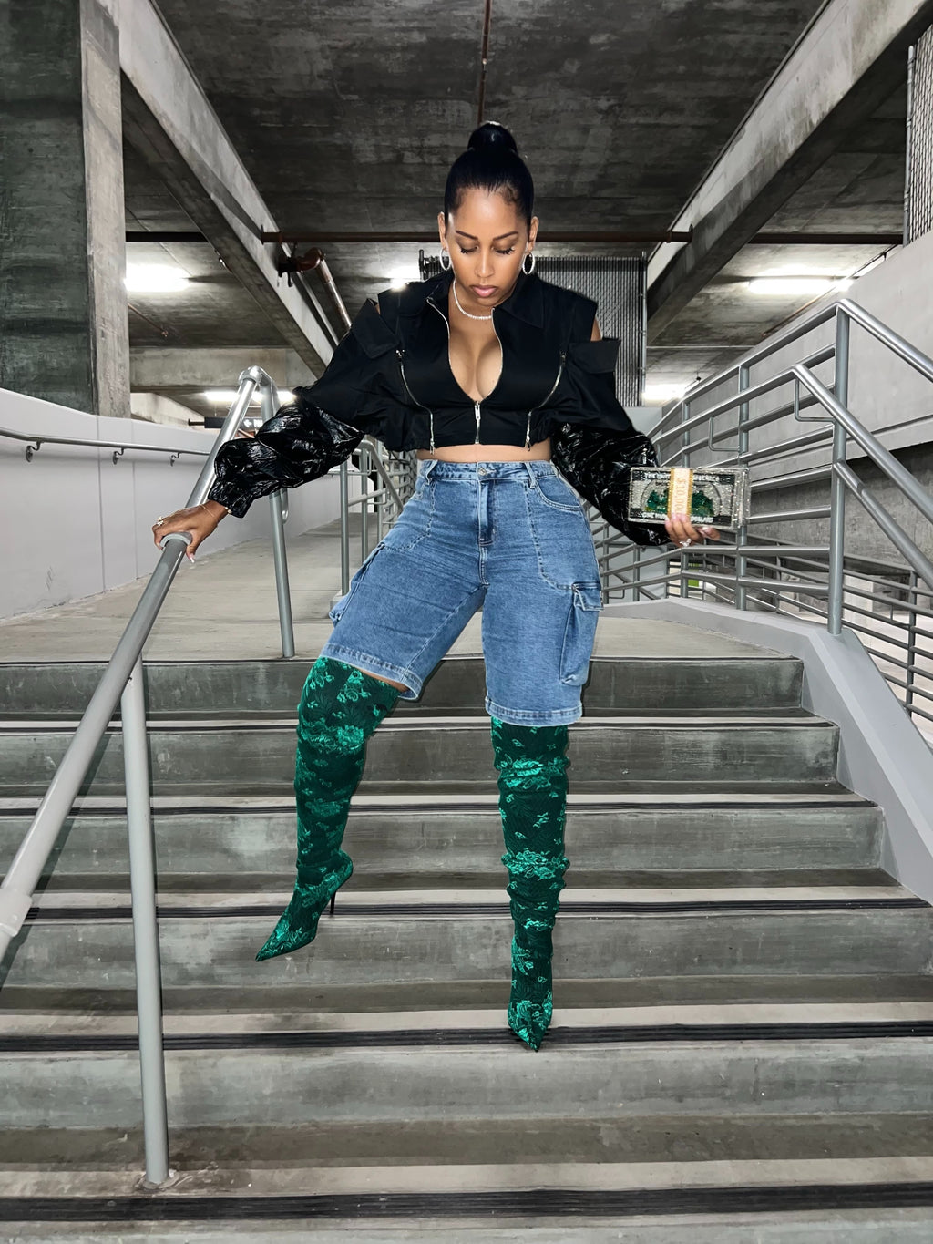 Doing The Most Mixed Bomber Crop