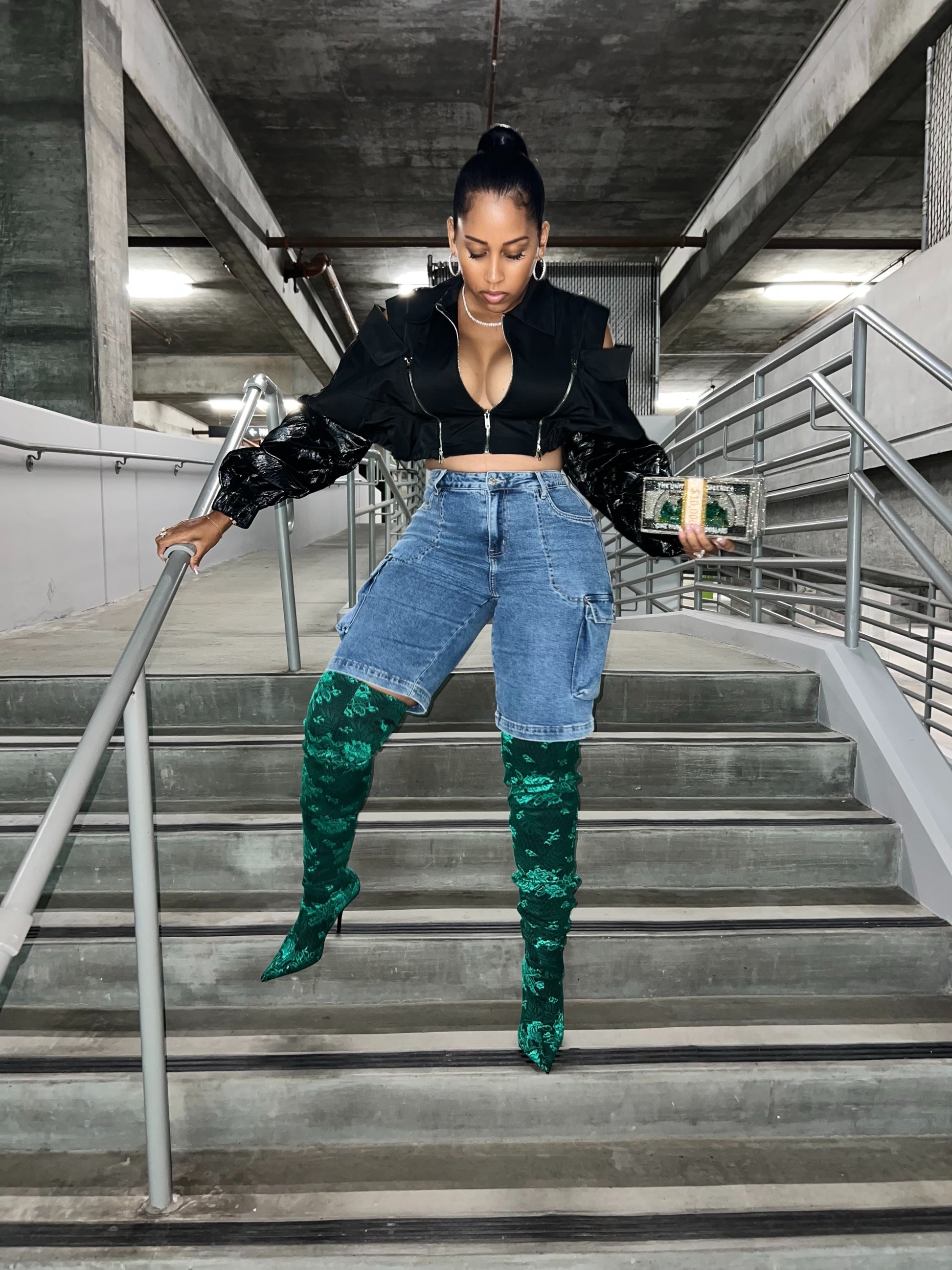 Doing The Most Mixed Bomber Crop