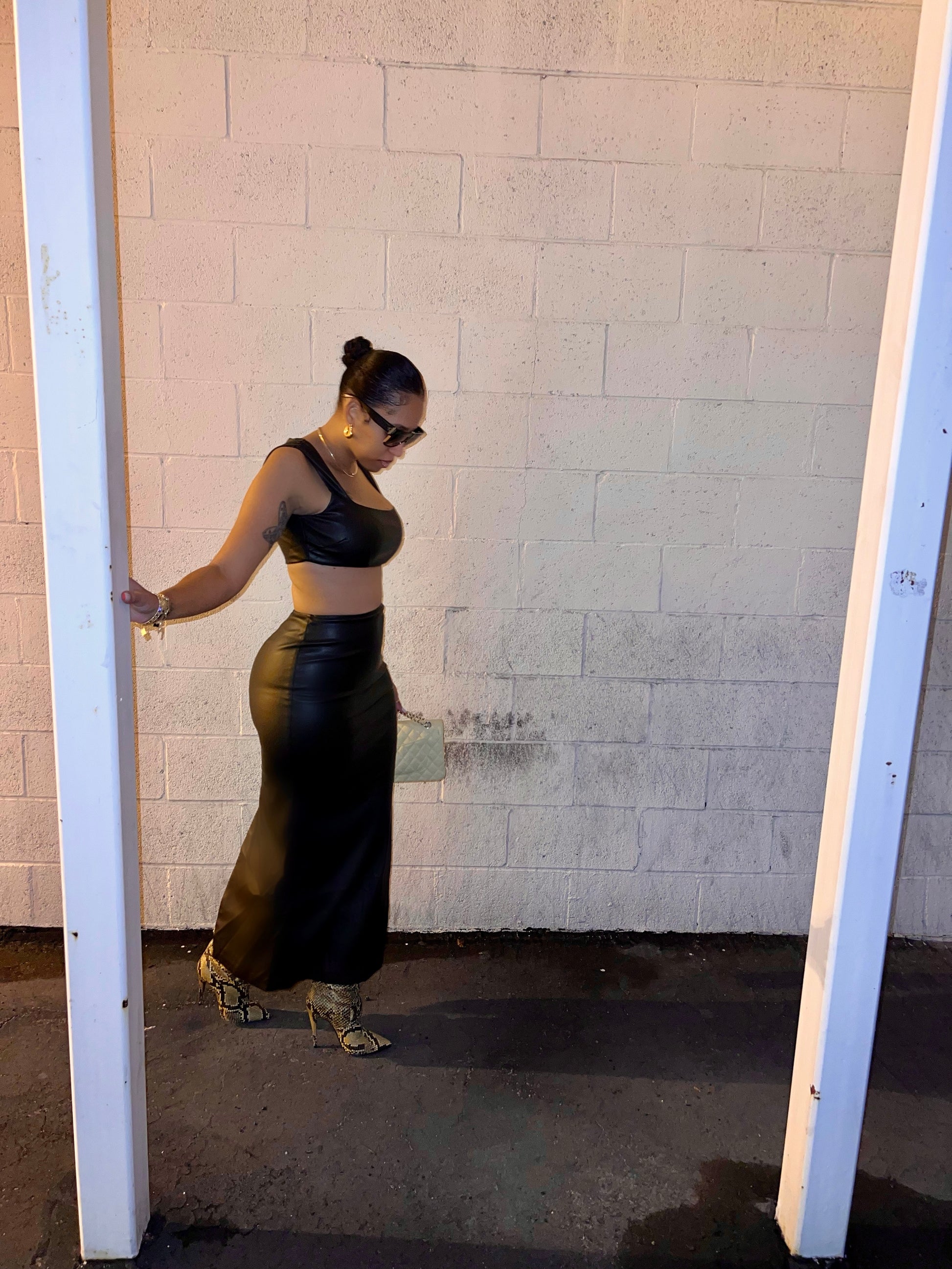 Selina Faux Leather Set