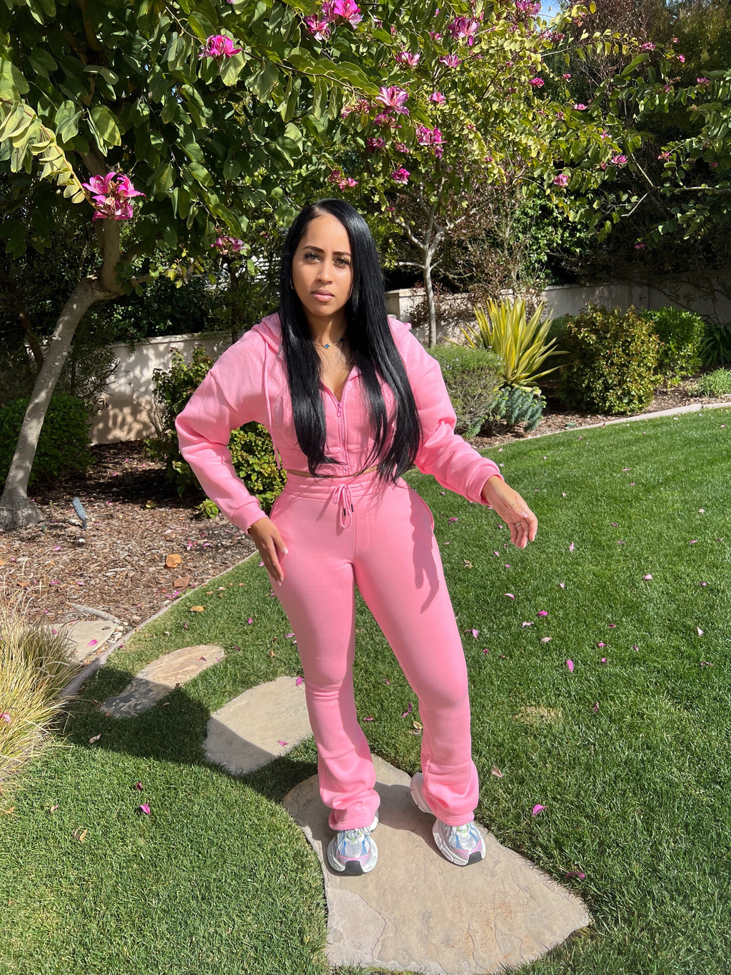 The Basic Extended Leg Zip Up Set