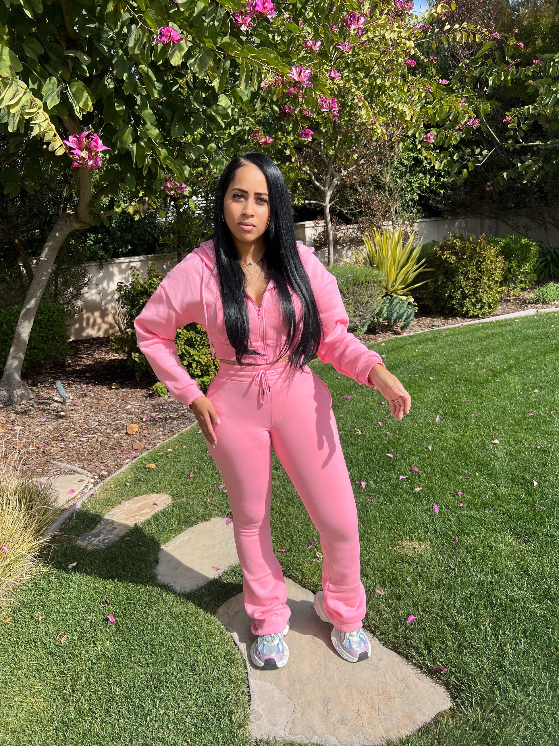 The Basic Extended Leg Zip Up Set
