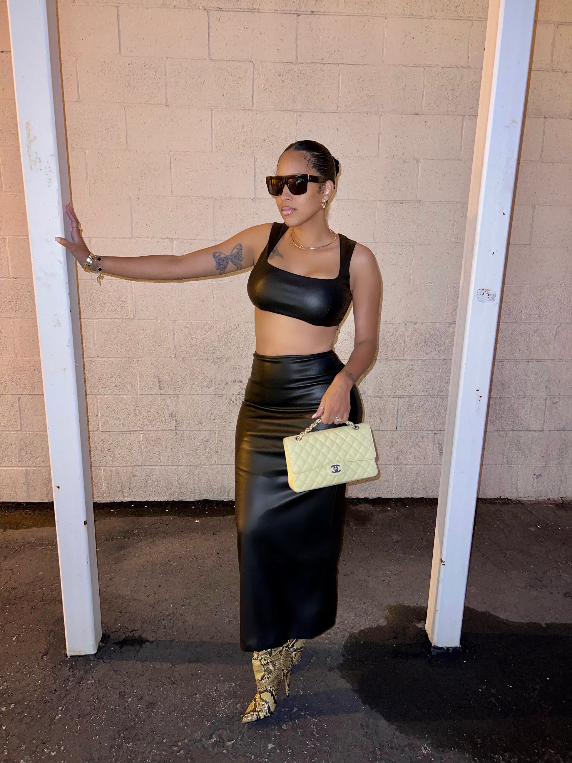 Selina Faux Leather Set