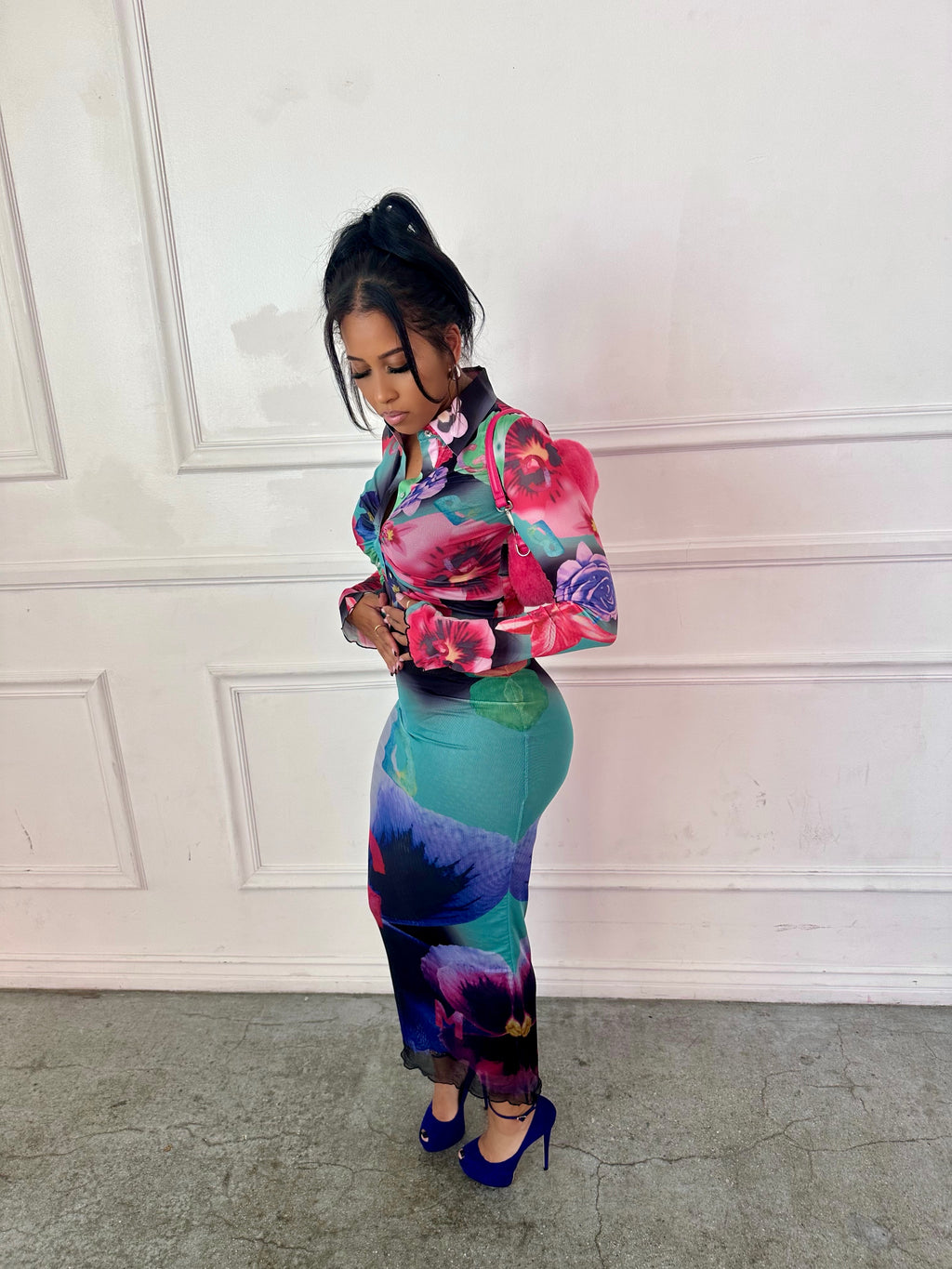 Garden of Roses Skirt Set