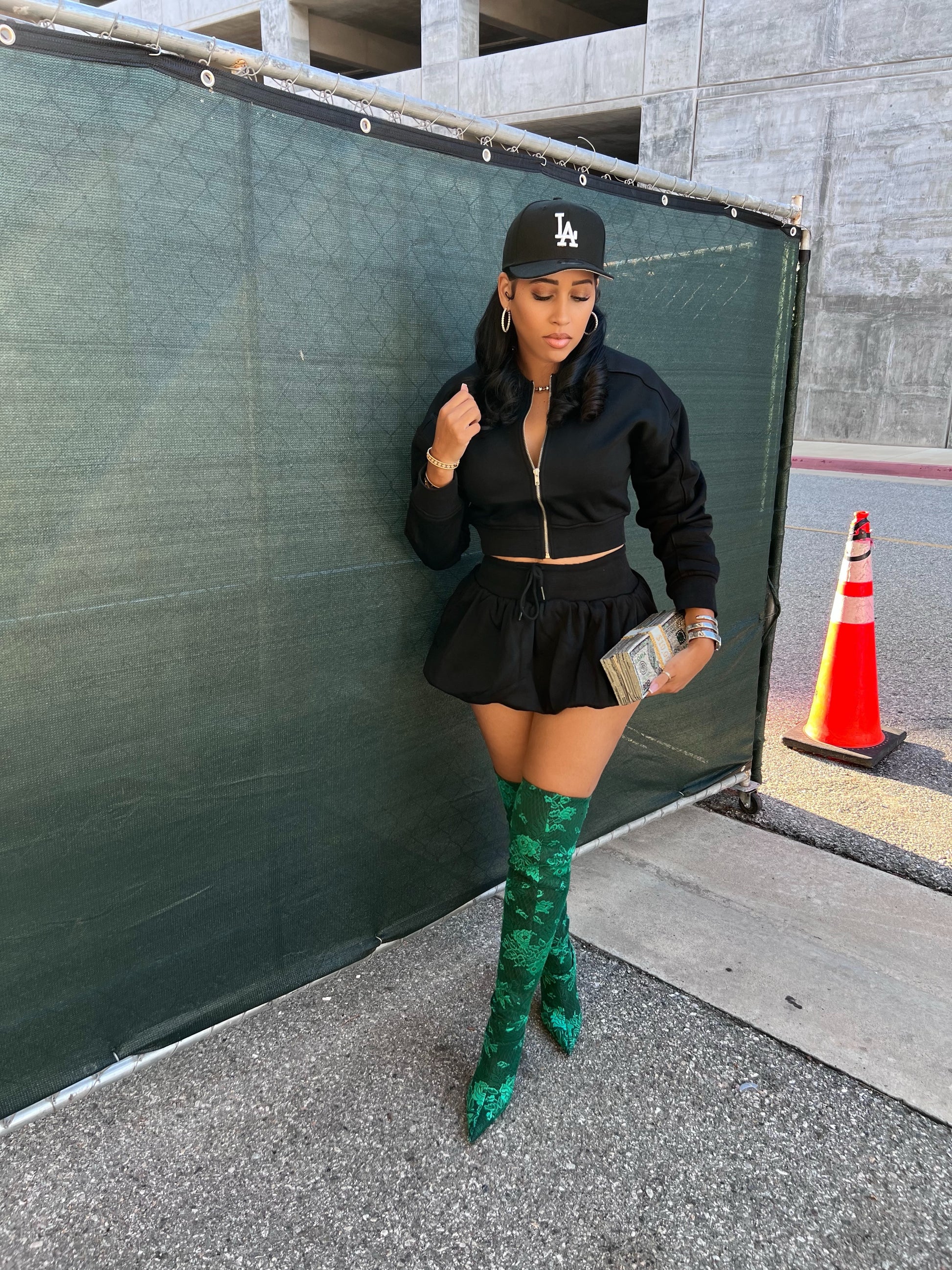 Easy Does It Bubble Skirt Set