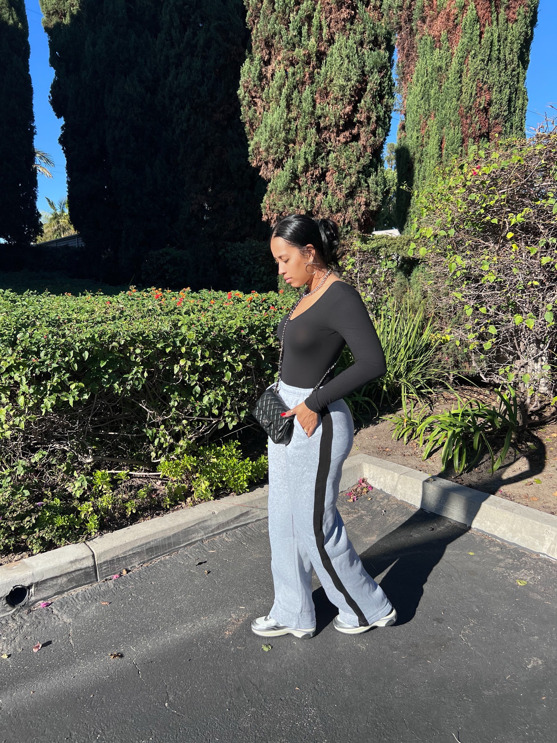 The Basic Striped Relaxed Fit Sweatpants