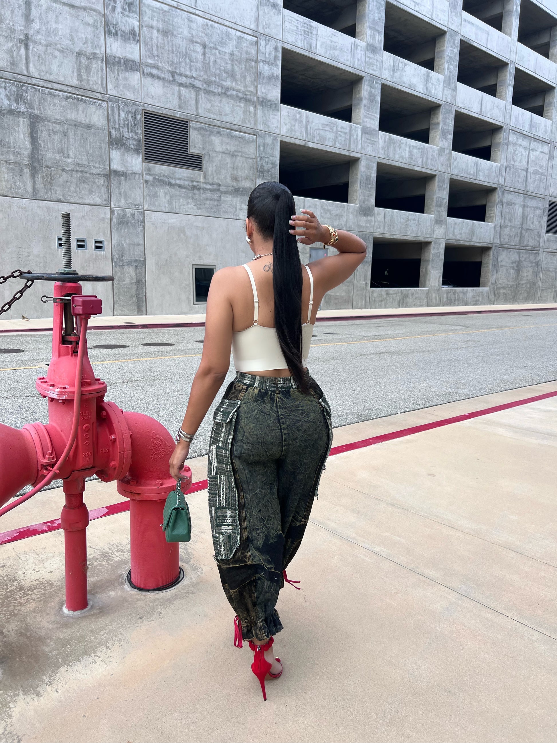 For The People Denim Joggers