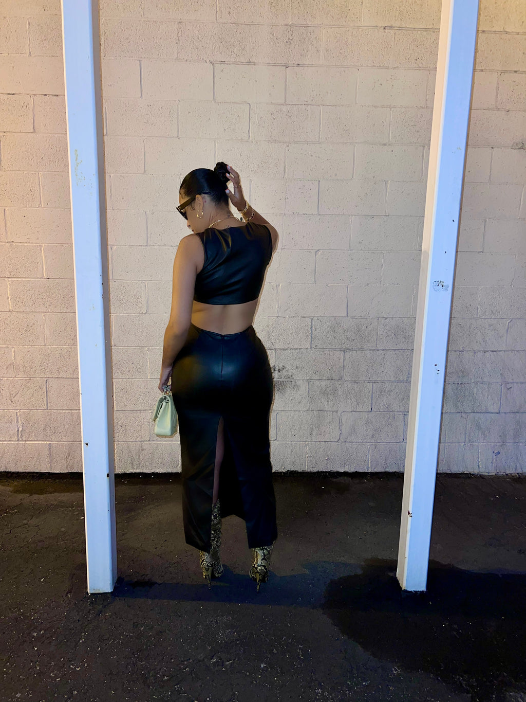 Selina Faux Leather Set