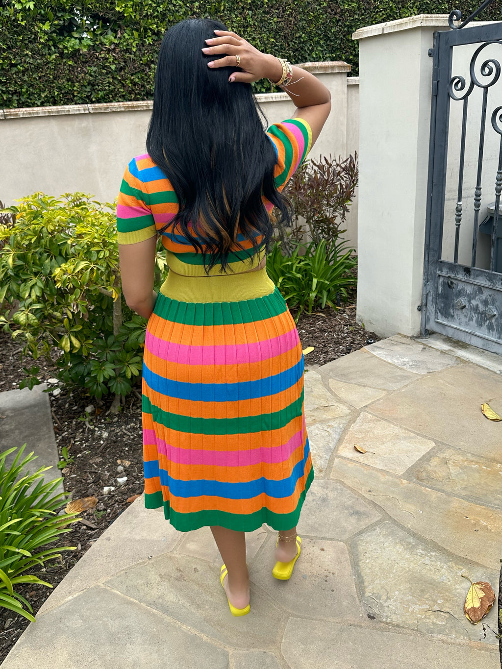 Out For Lunch Knit Skirt Set