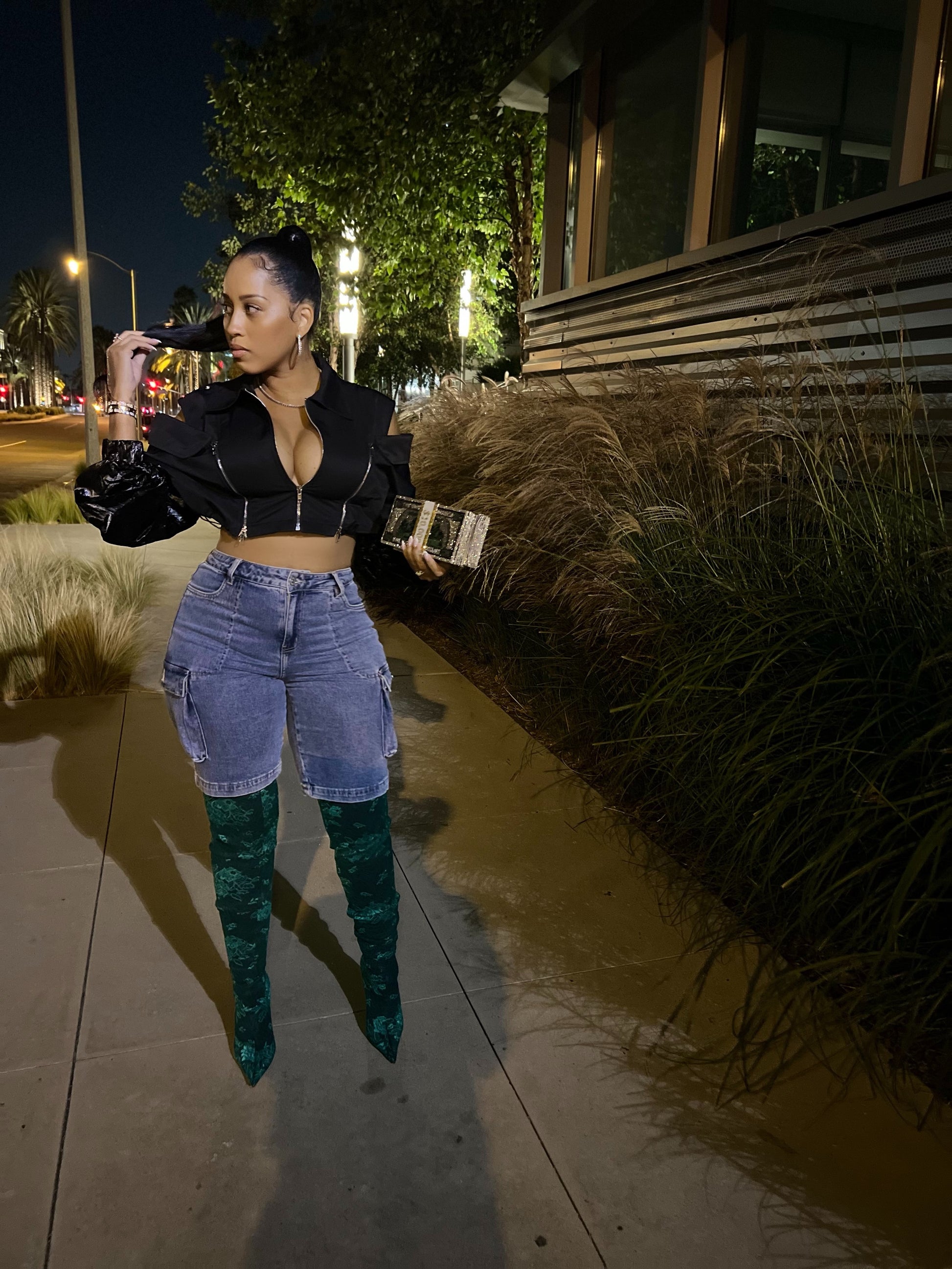 Doing The Most Mixed Bomber Crop