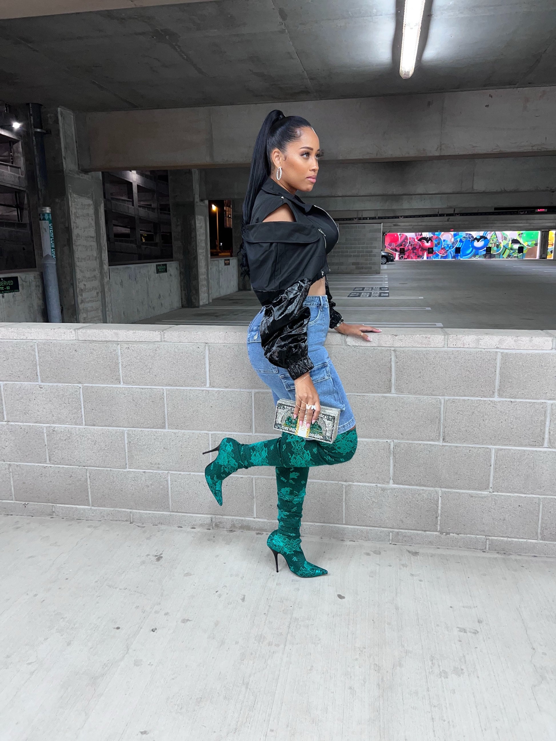 Doing The Most Mixed Bomber Crop