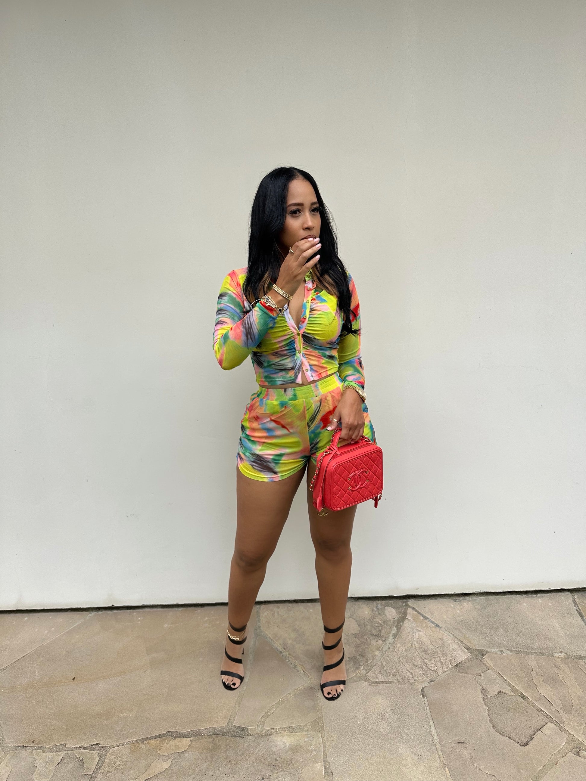 Water Color Mesh Stretch Set