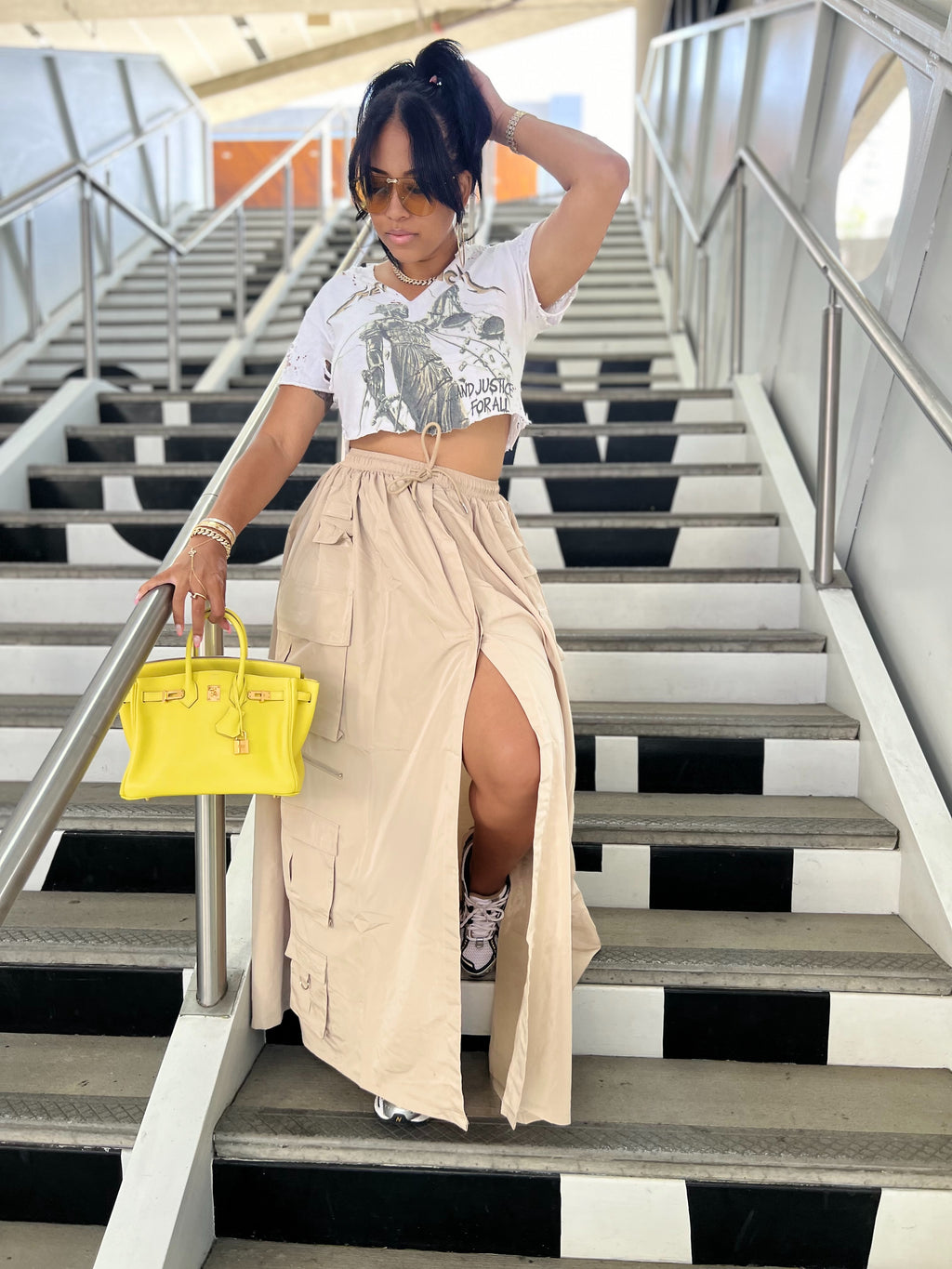 City Cargo Maxi Skirt
