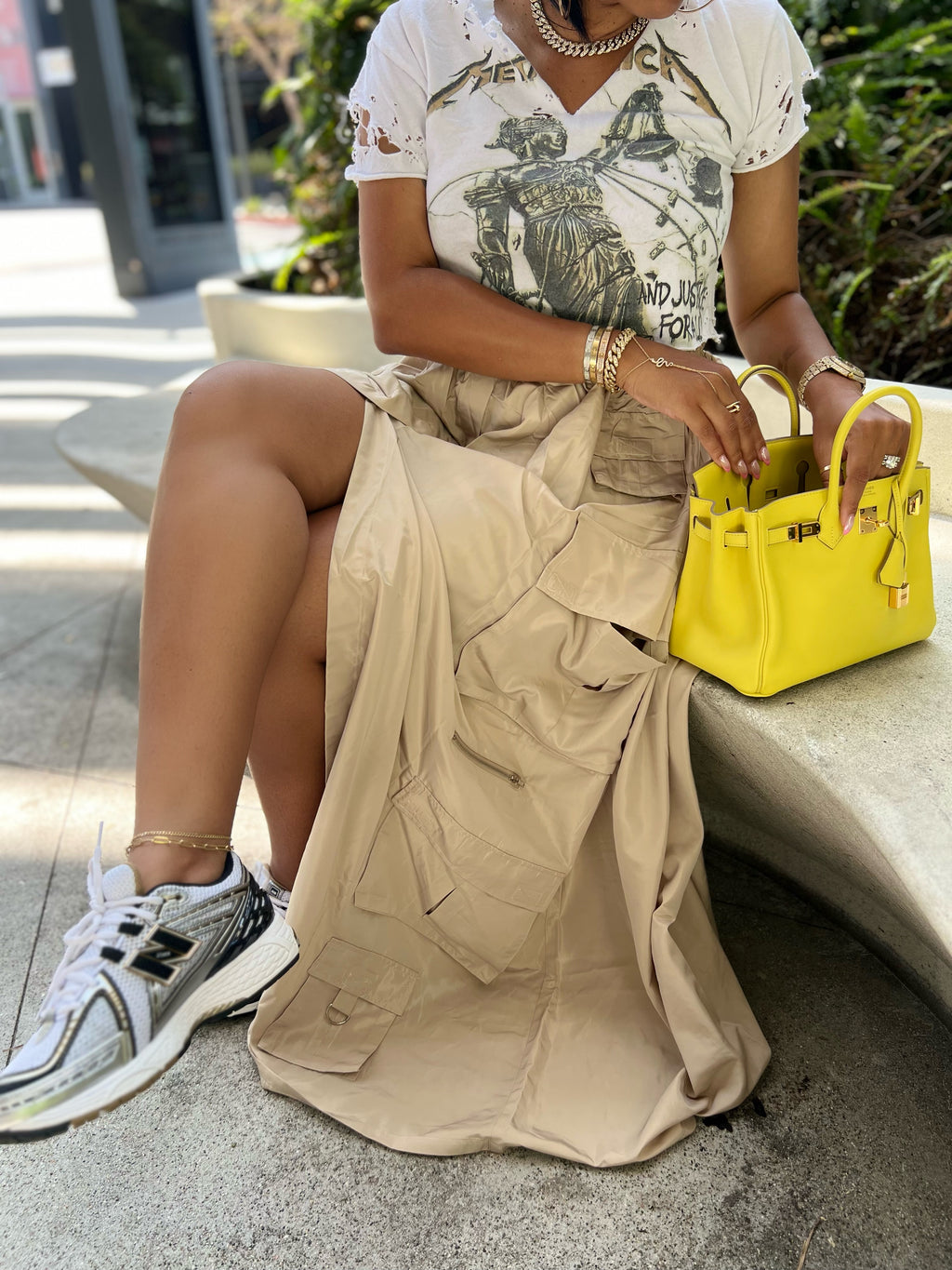City Cargo Maxi Skirt