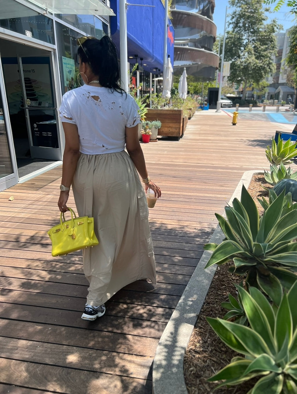 City Cargo Maxi Skirt