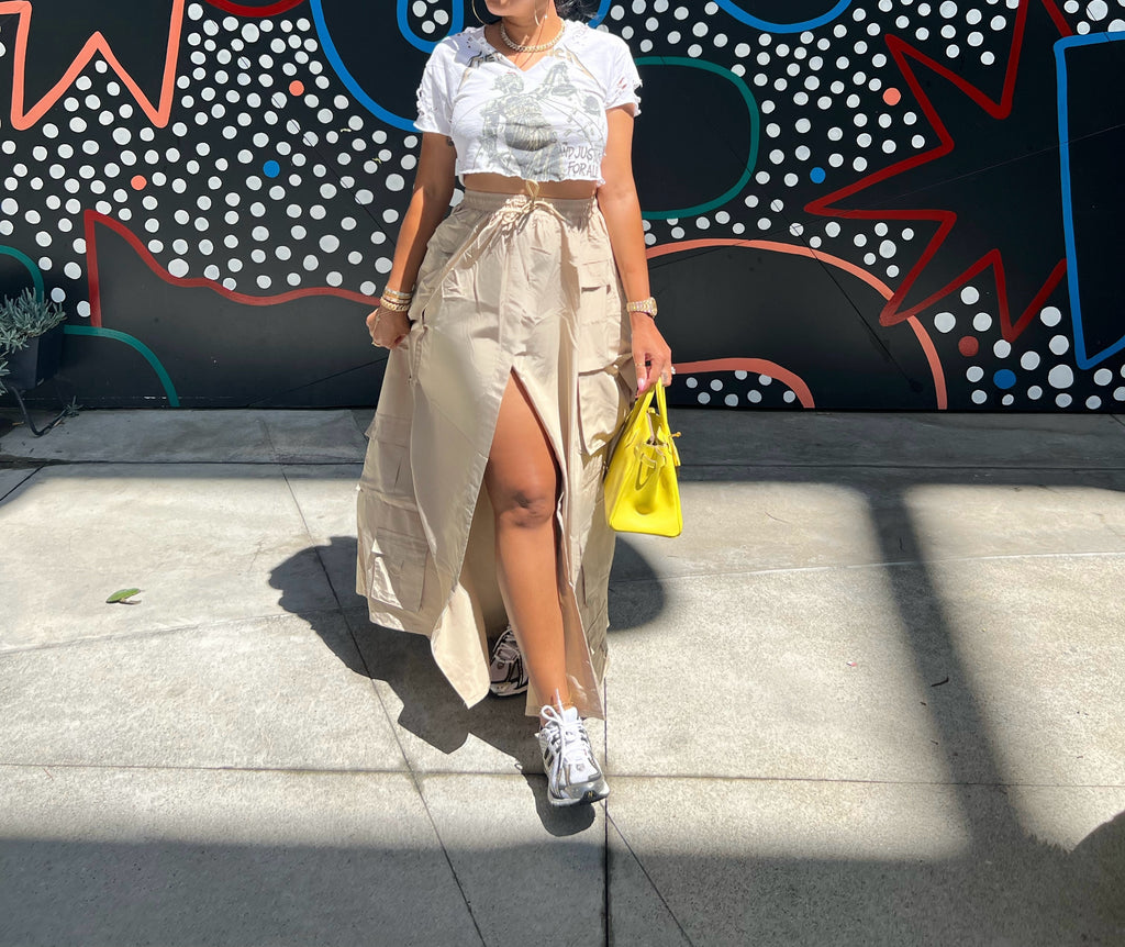 City Cargo Maxi Skirt