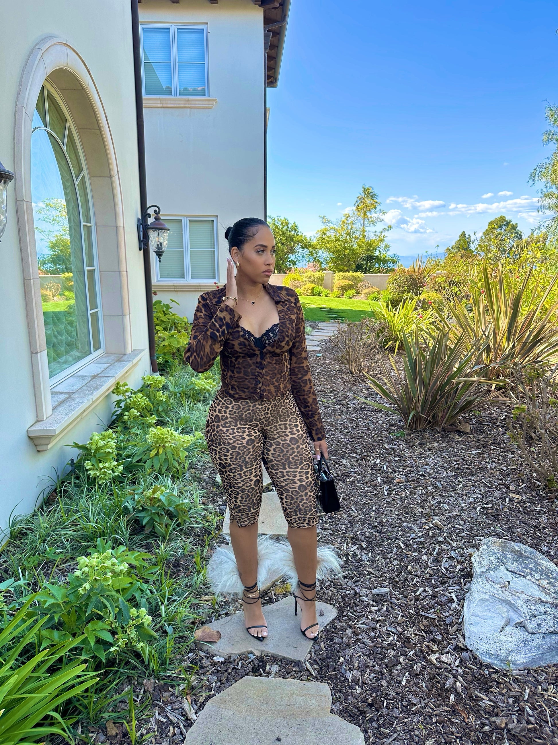 Jungle Fever Stretch Pant Set