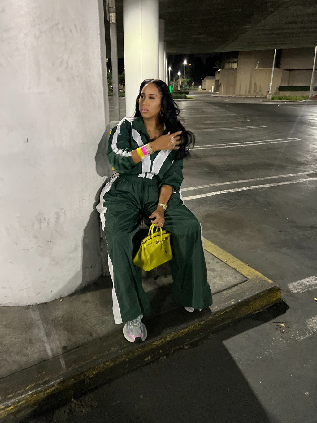 Track Star Loose Fit Sweatsuit