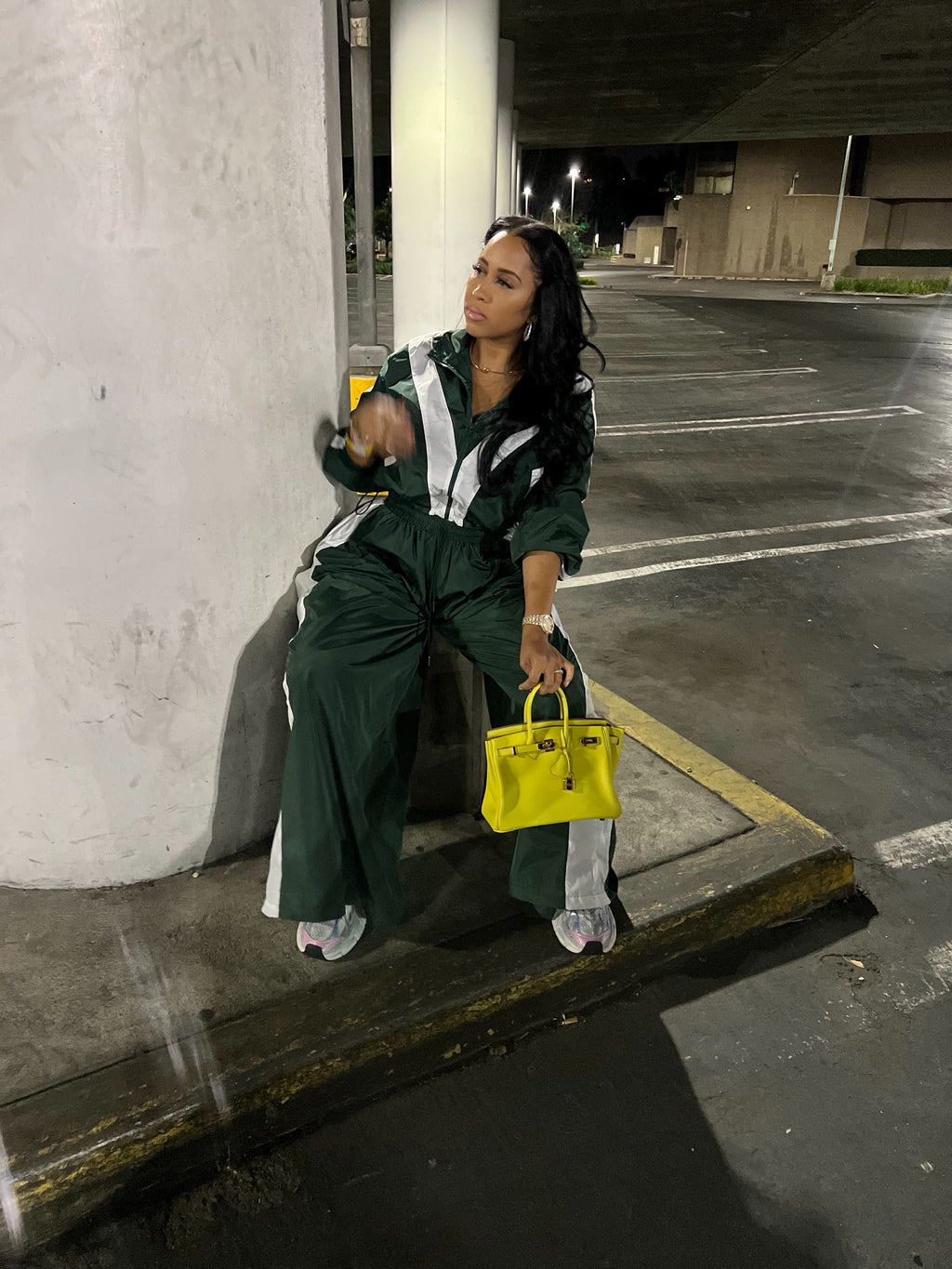 Track Star Loose Fit Sweatsuit