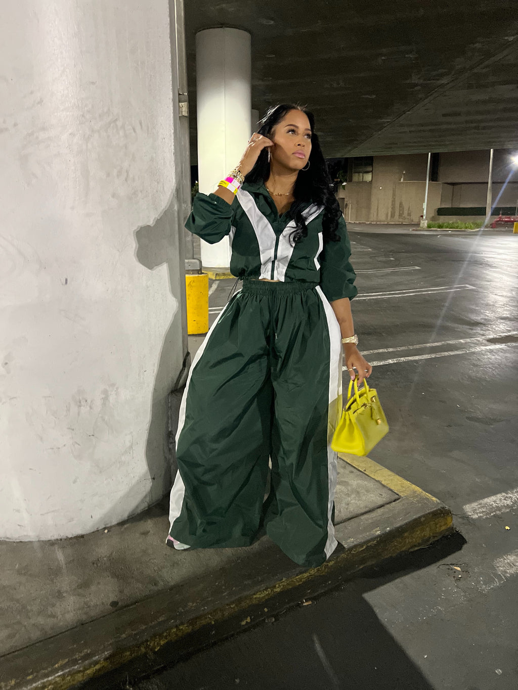 Track Star Loose Fit Sweatsuit