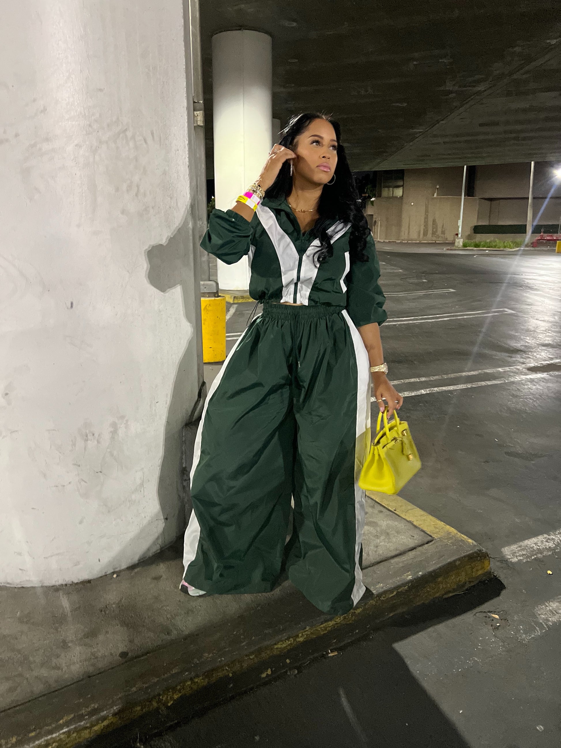 Track Star Loose Fit Sweatsuit