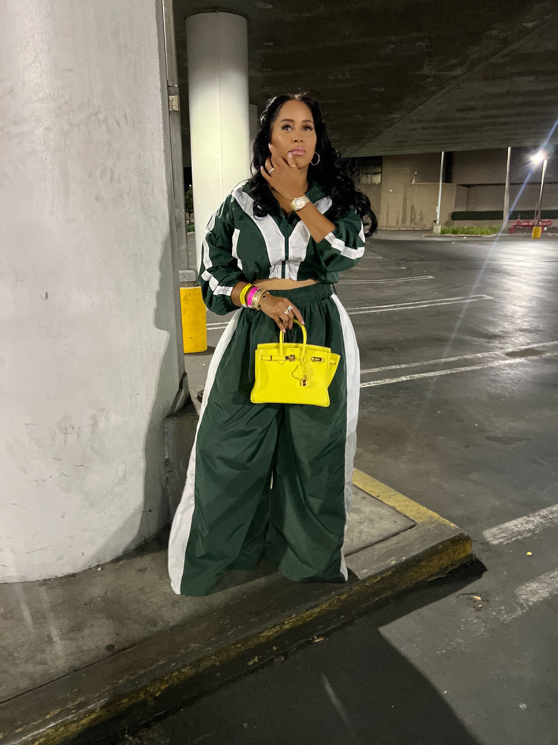 Track Star Loose Fit Sweatsuit