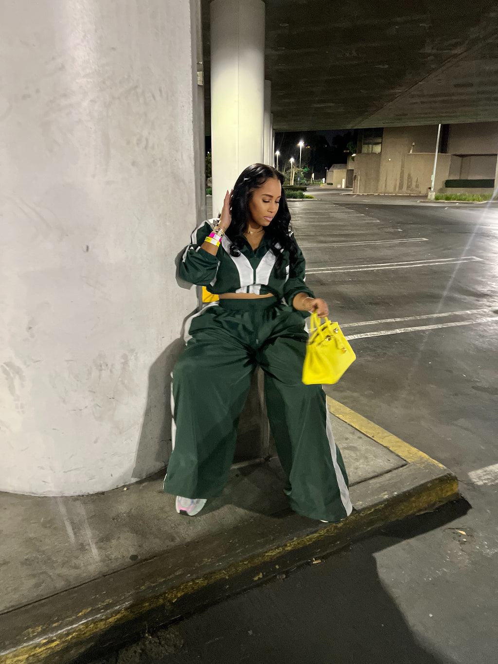 Track Star Loose Fit Sweatsuit