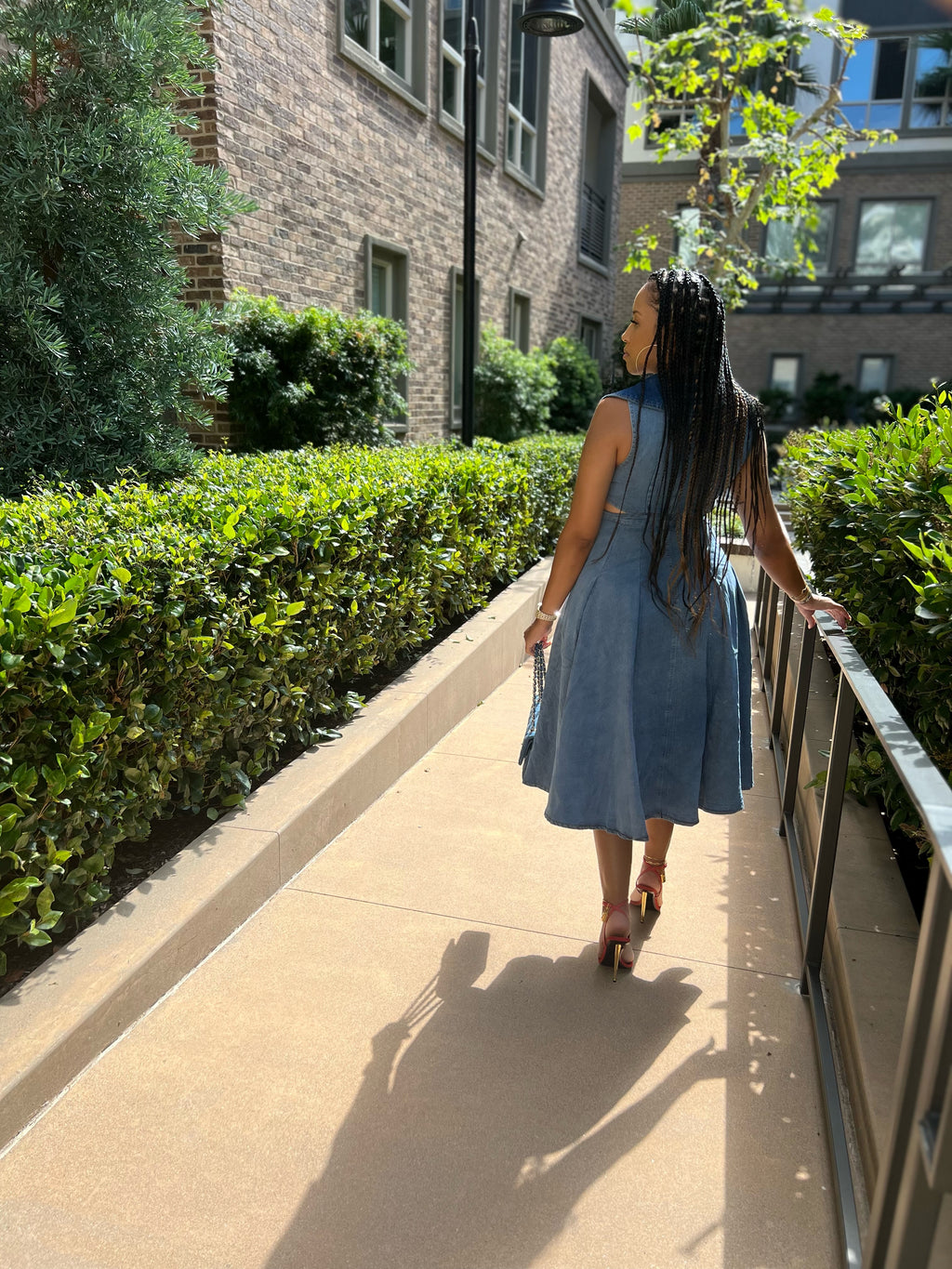 Two For One Denim Dress