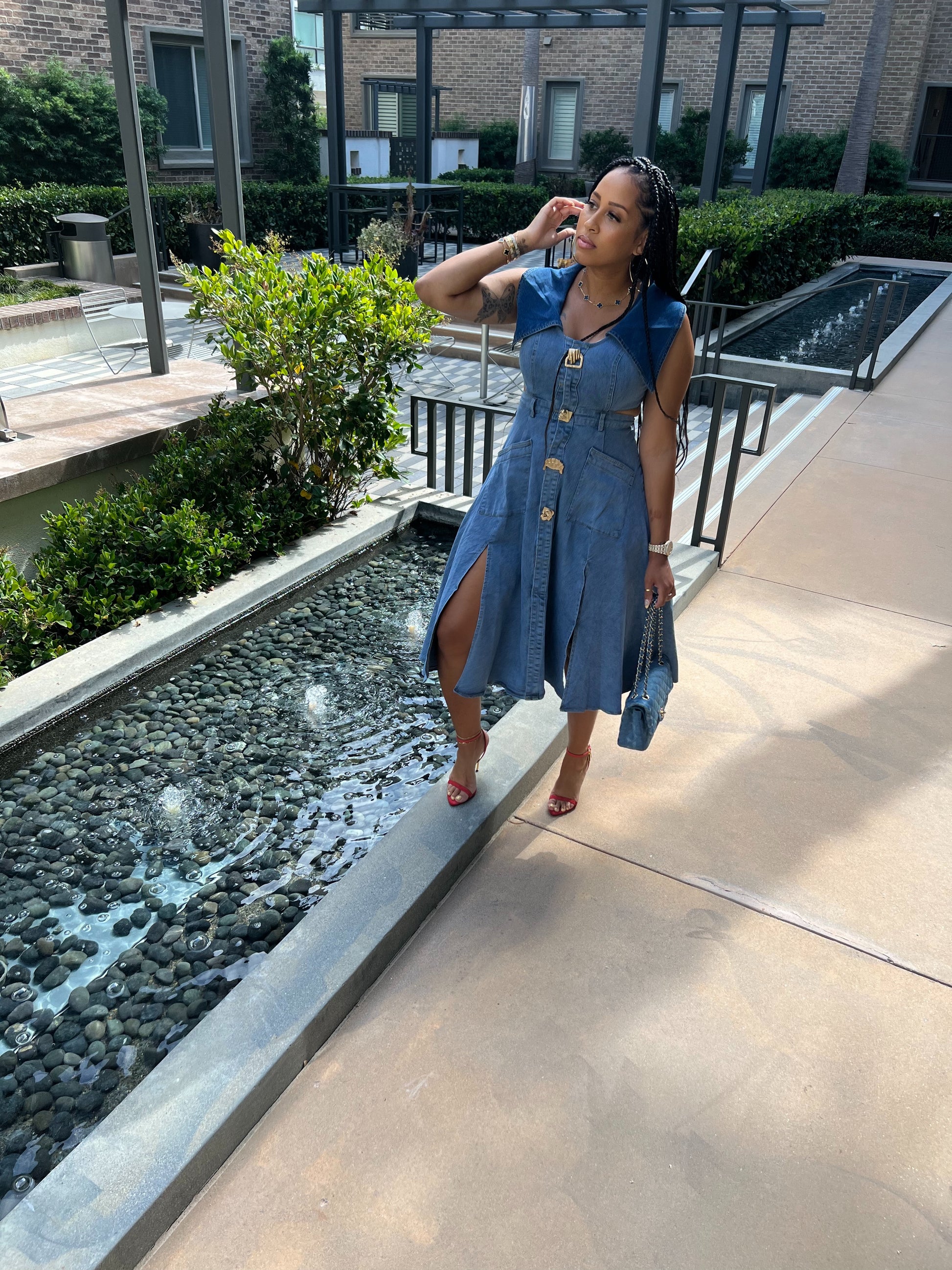 Two For One Denim Dress