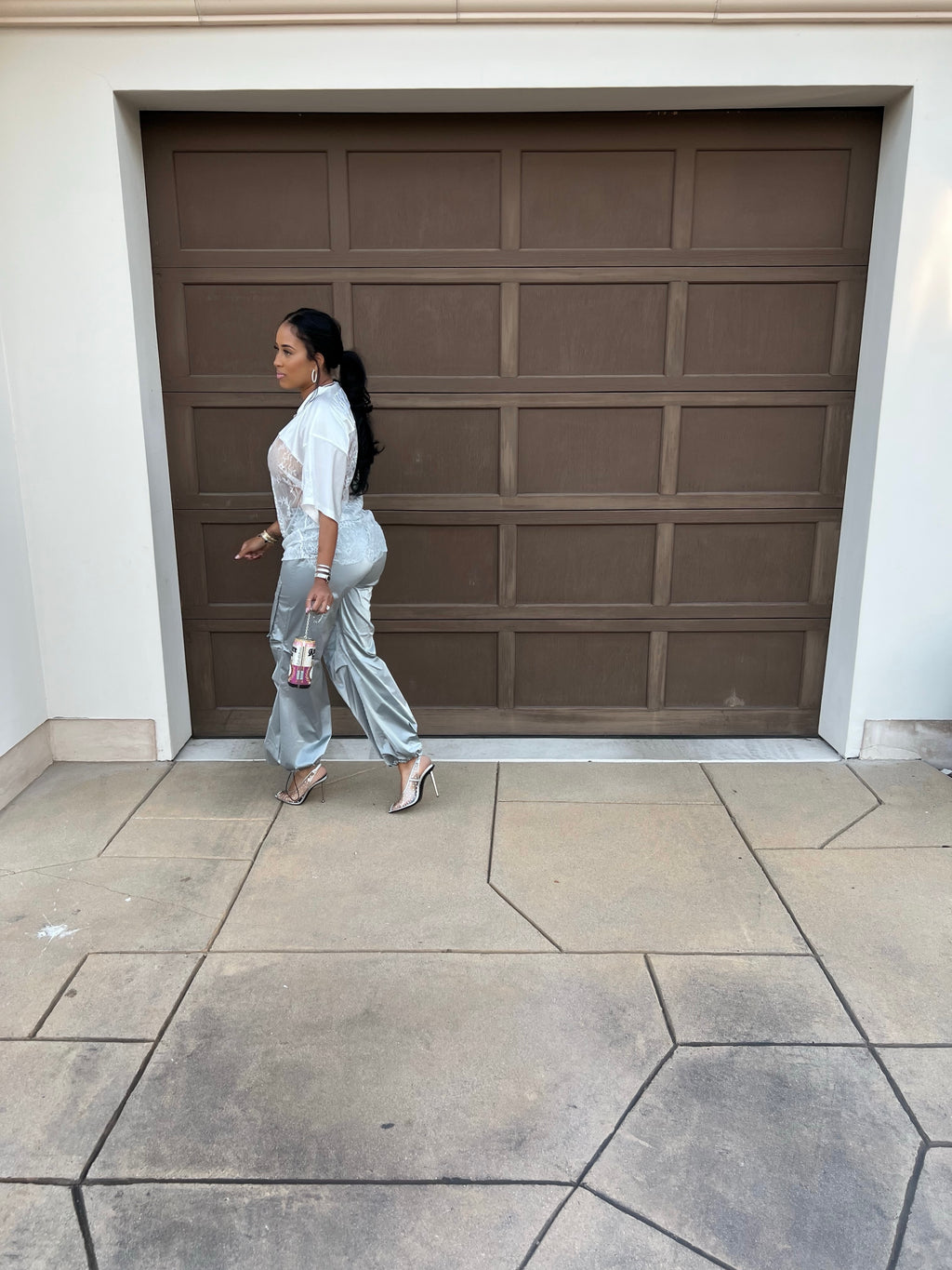 Authentic Glitz + Lace Oversized Jersey