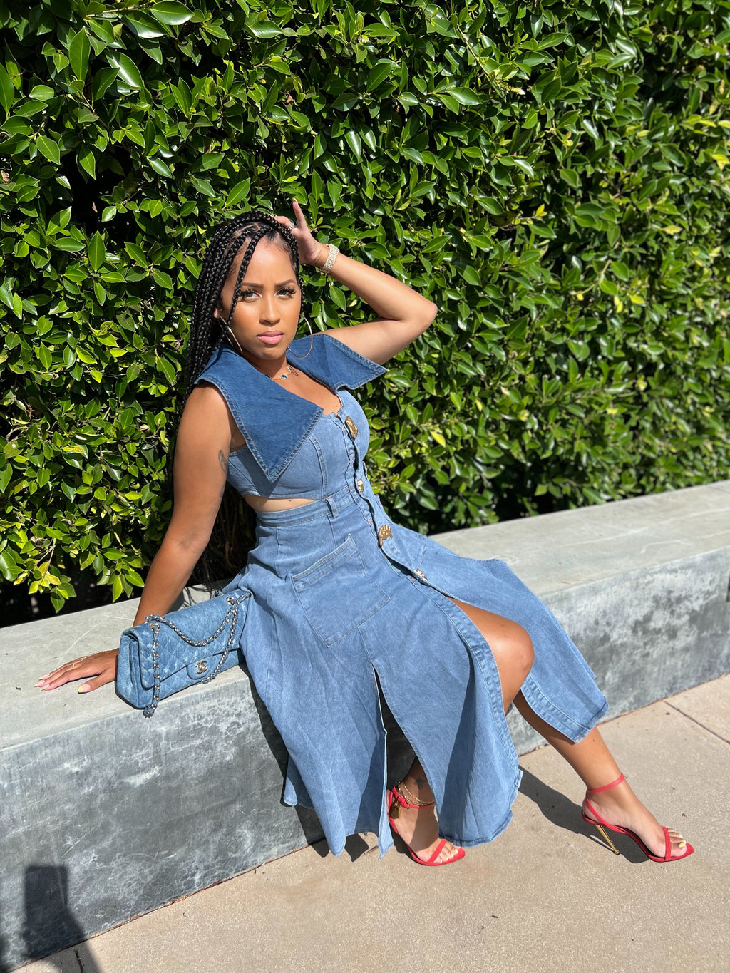 Two For One Denim Dress