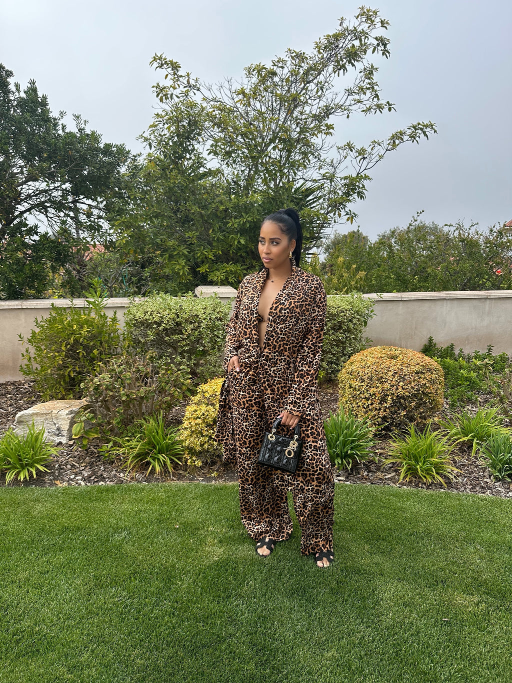 Cheetah Bae Three Piece Set