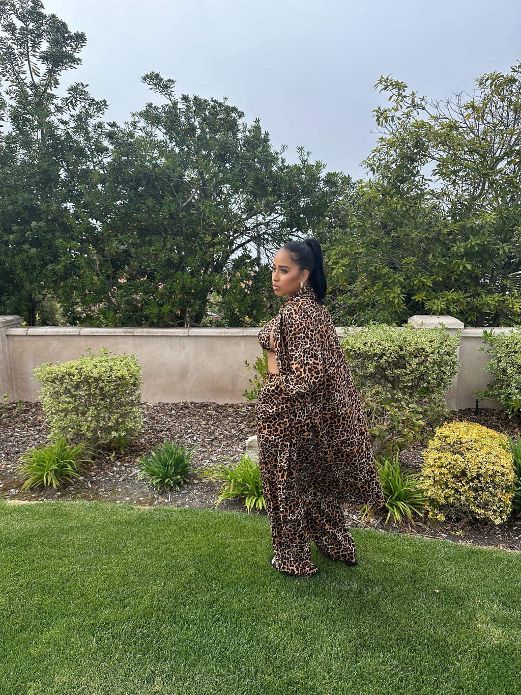 Cheetah Bae Three Piece Set