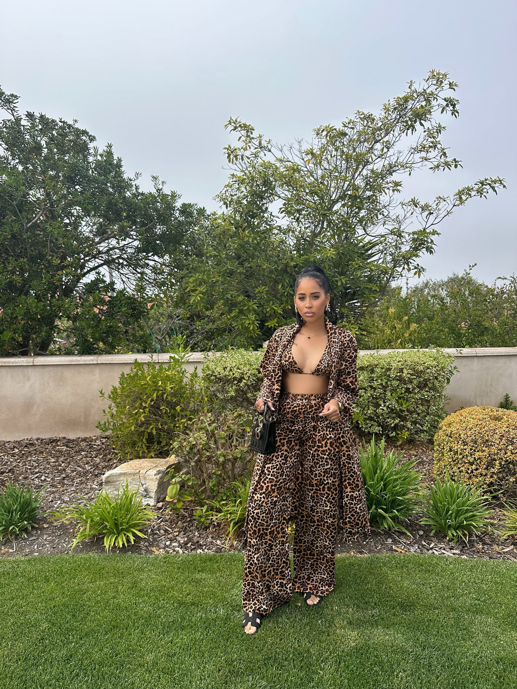 Cheetah Bae Three Piece Set