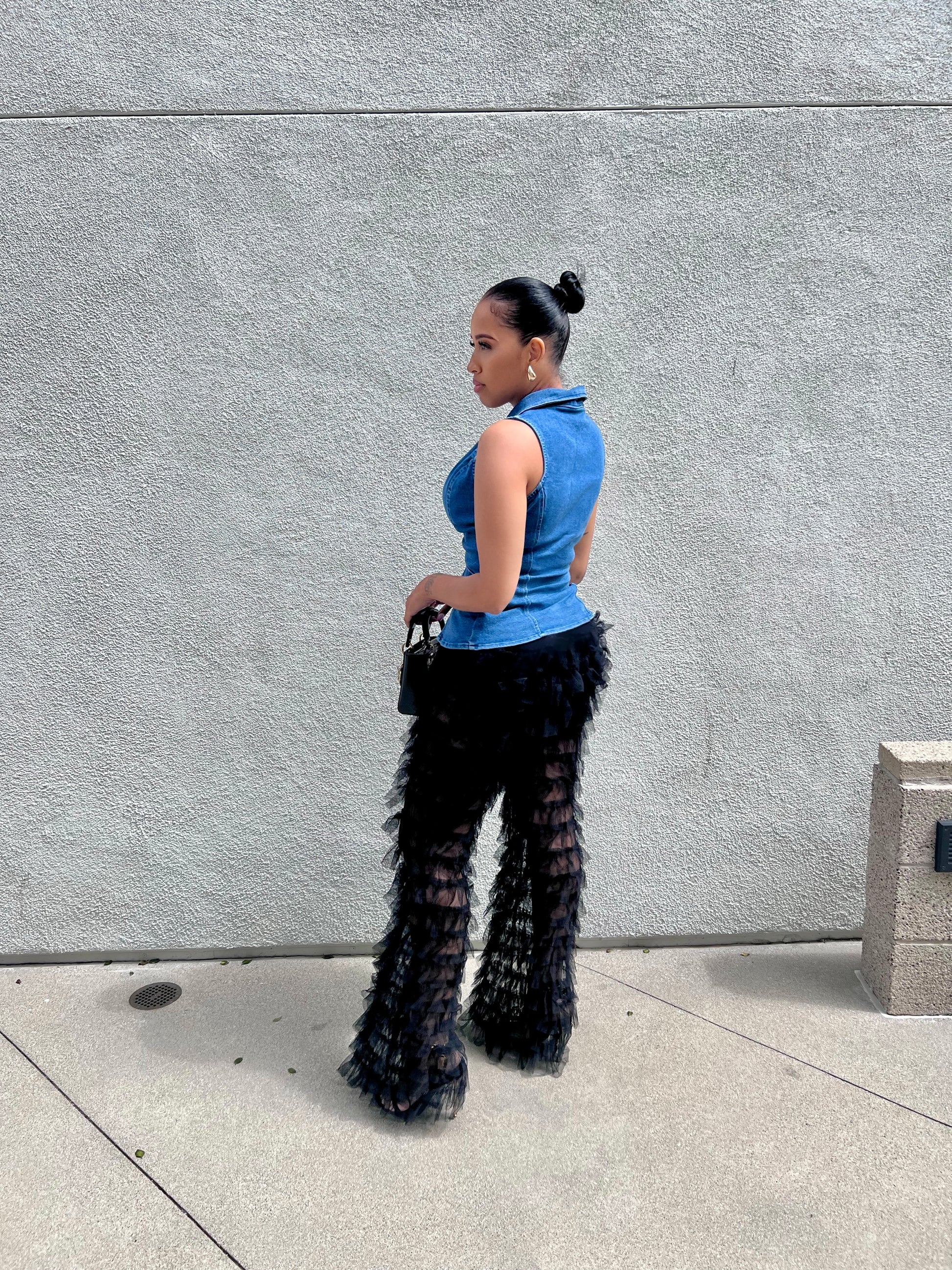 Big Commotion Tulle Layered Pants