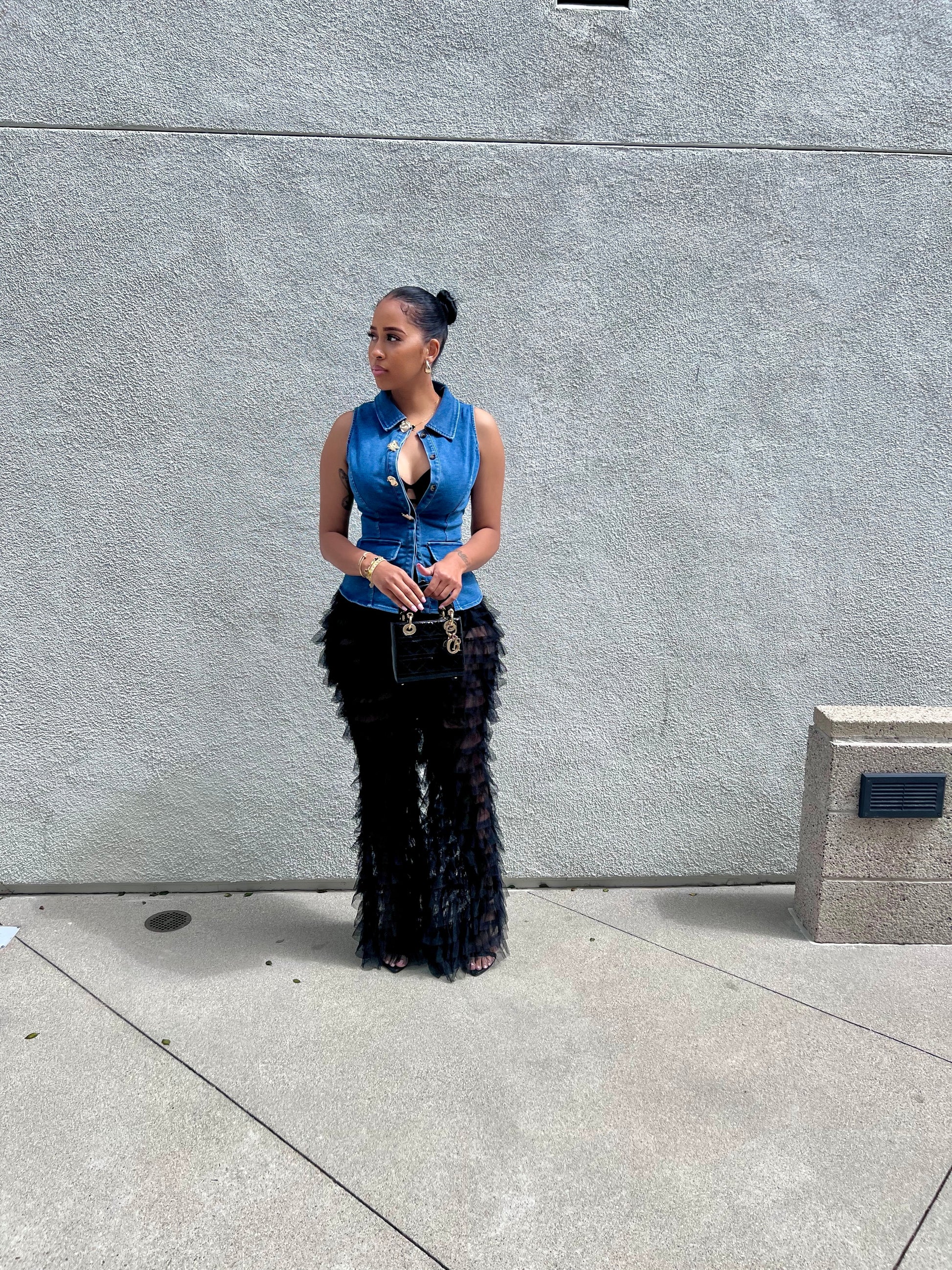 Big Commotion Tulle Layered Pants