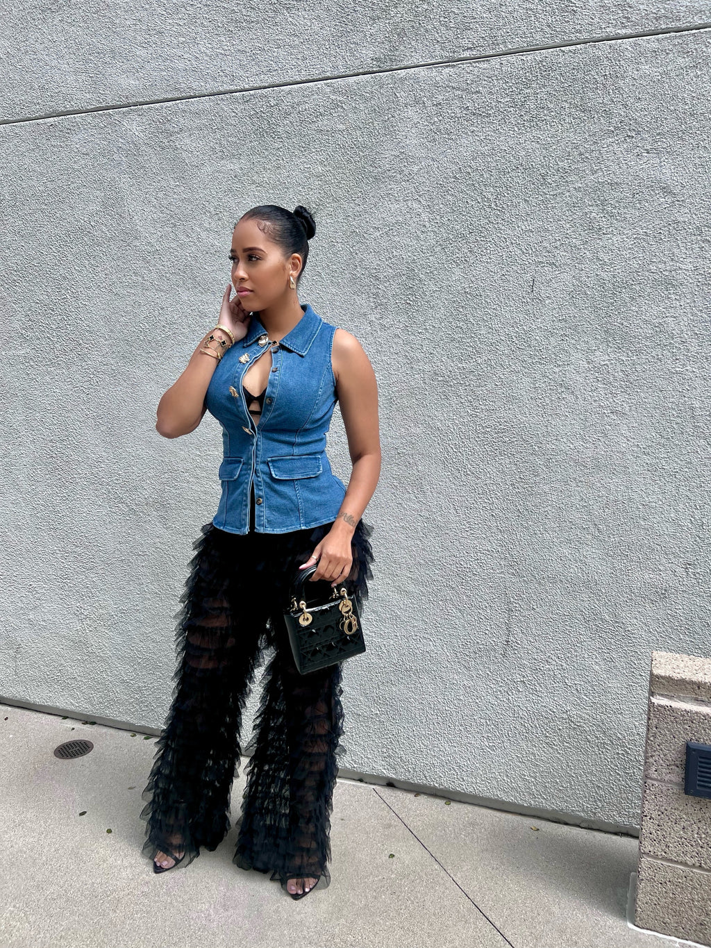 Big Commotion Tulle Layered Pants
