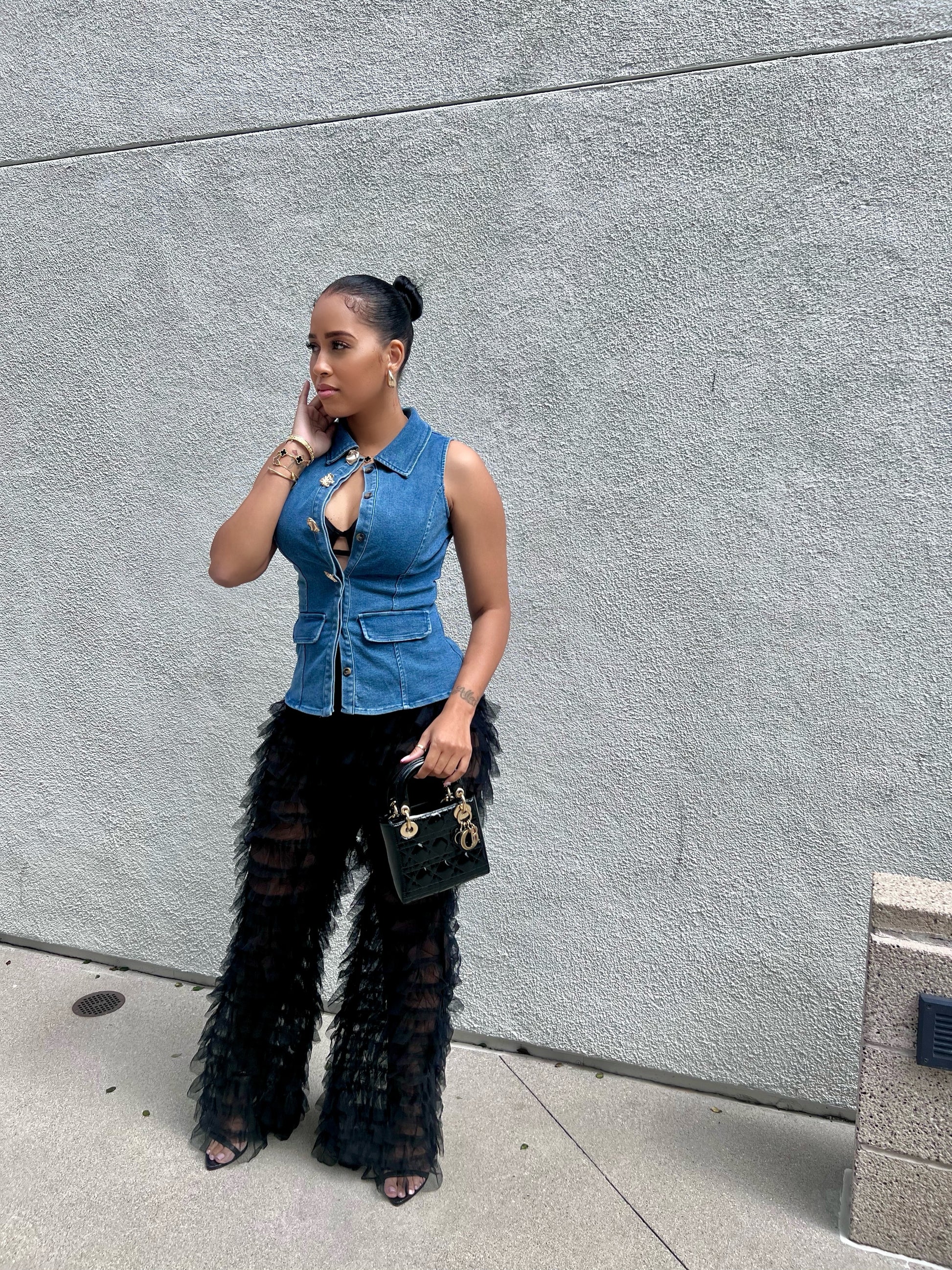 Big Commotion Tulle Layered Pants