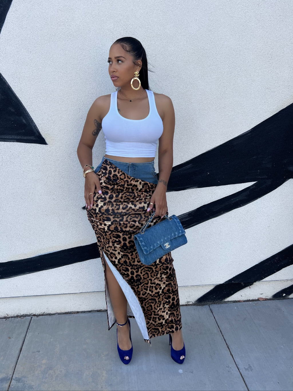 Feminine Feline Mixed Maxi