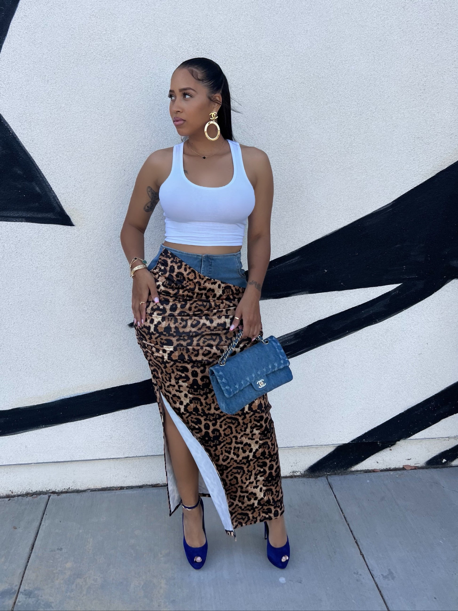 Feminine Feline Mixed Maxi