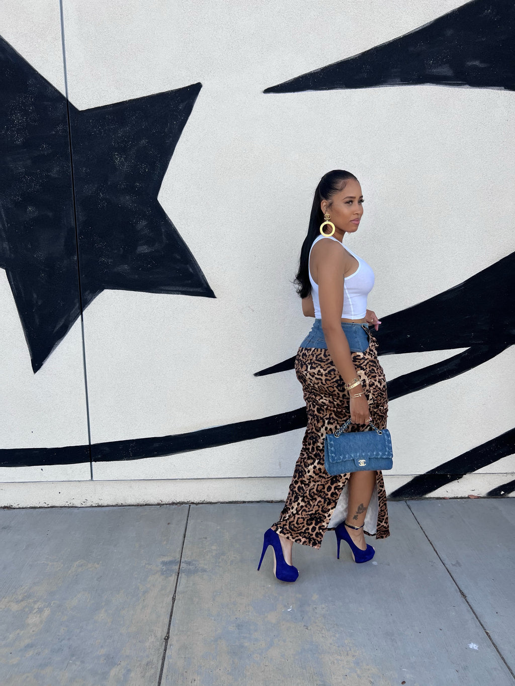 Feminine Feline Mixed Maxi