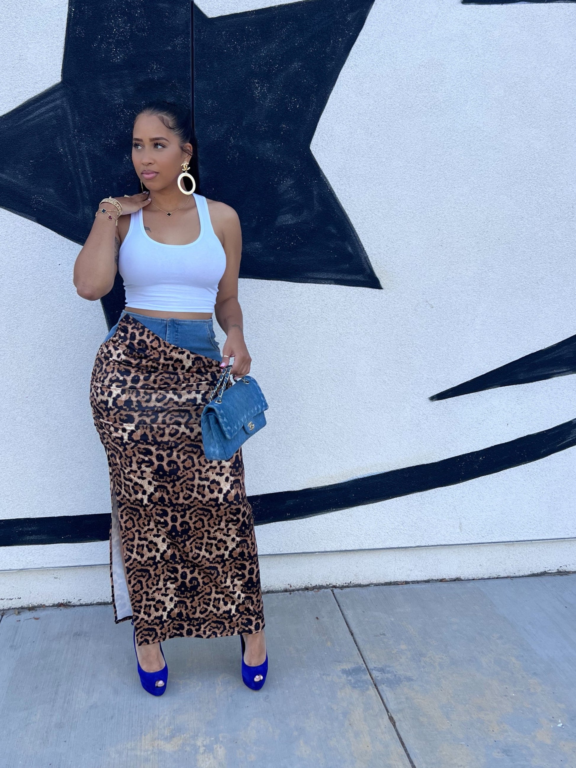 Feminine Feline Mixed Maxi