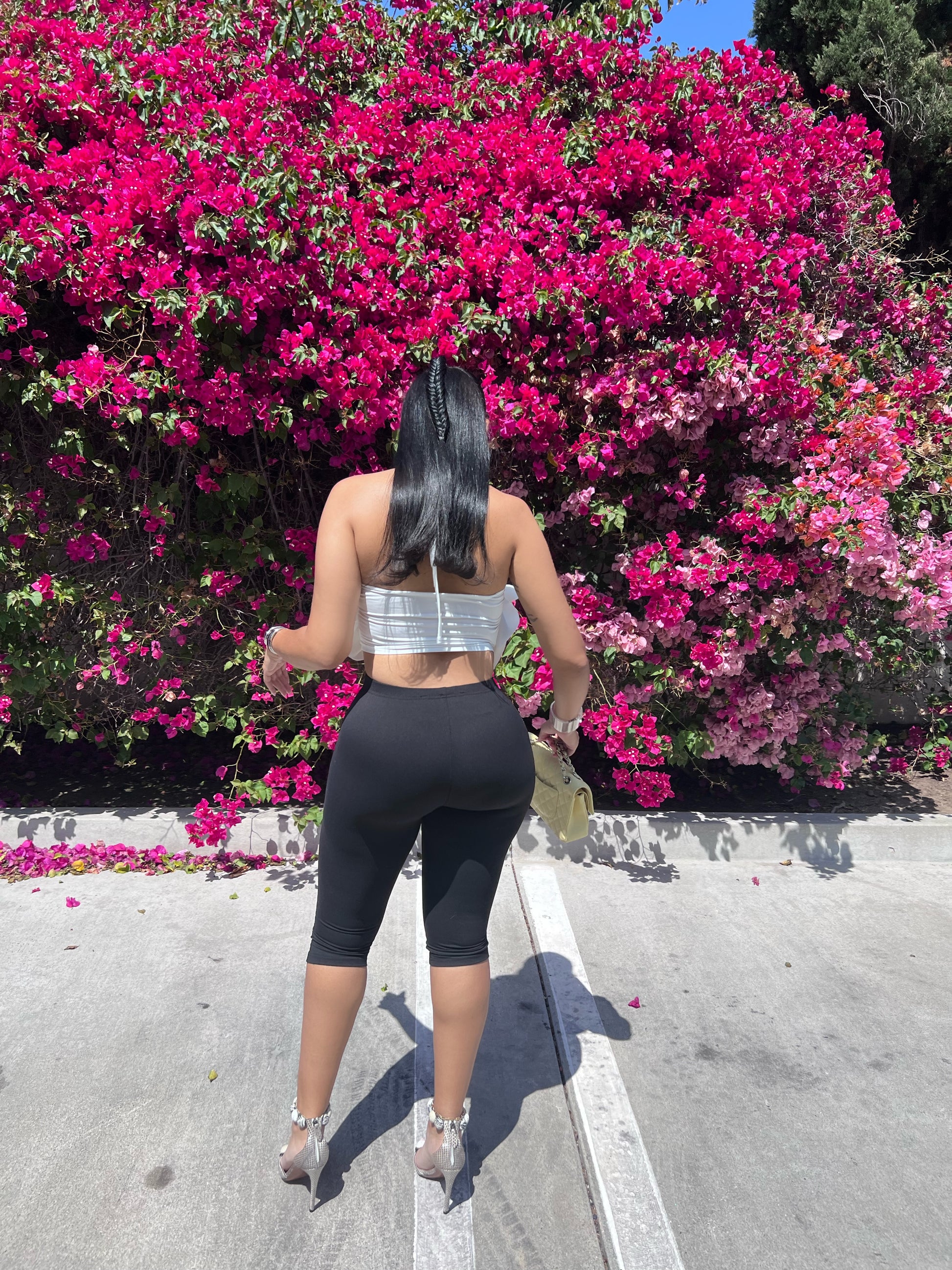 Flower Bomb Halter Crop