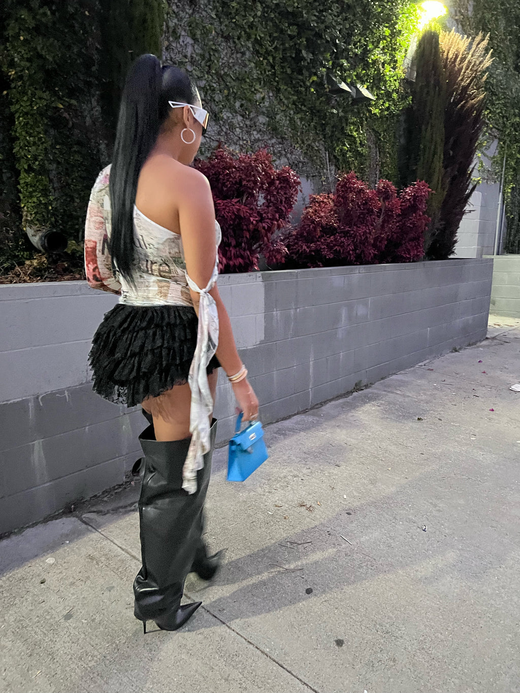 Laced Her Brief Shorts