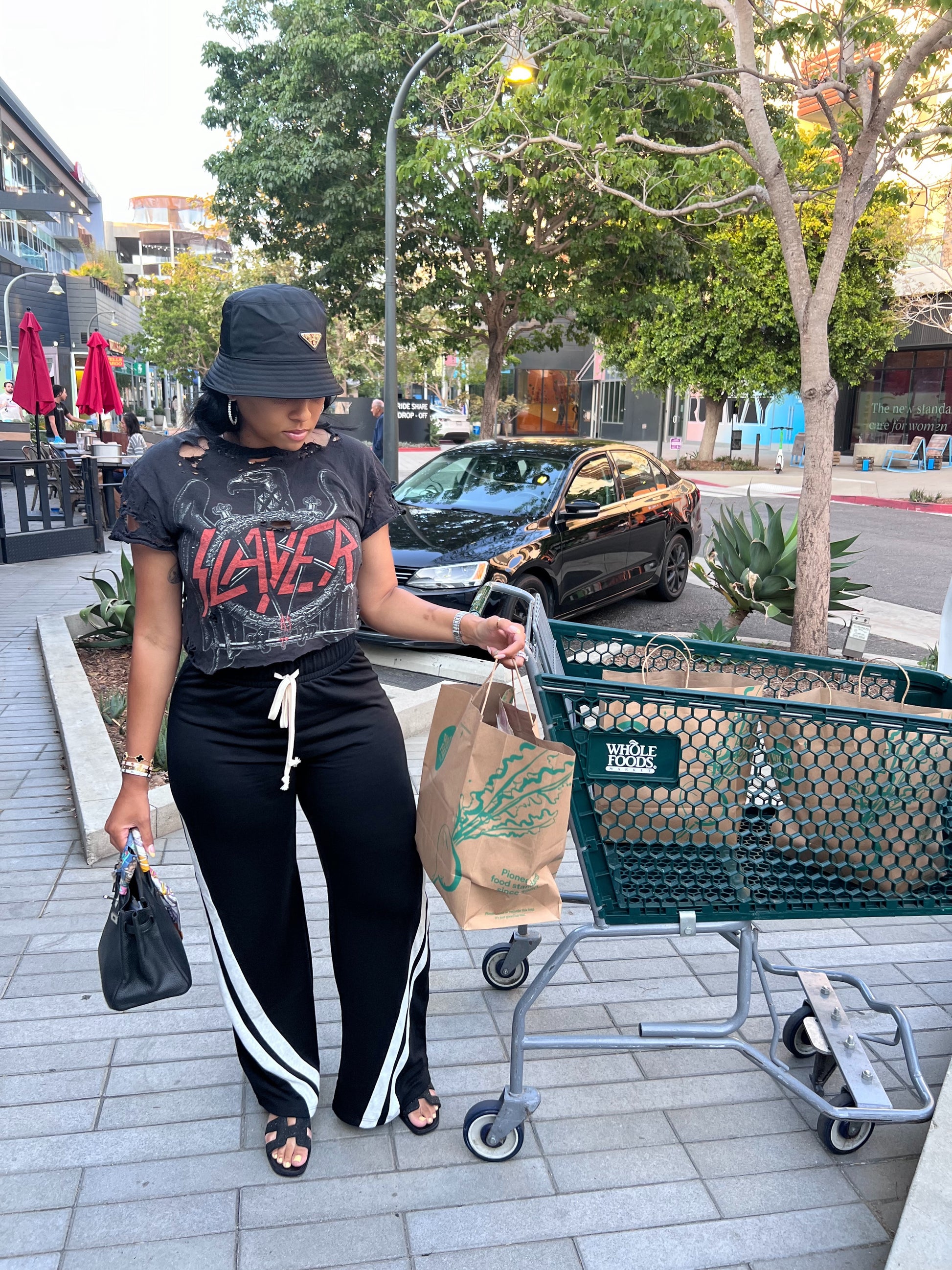 Noir Track Pants